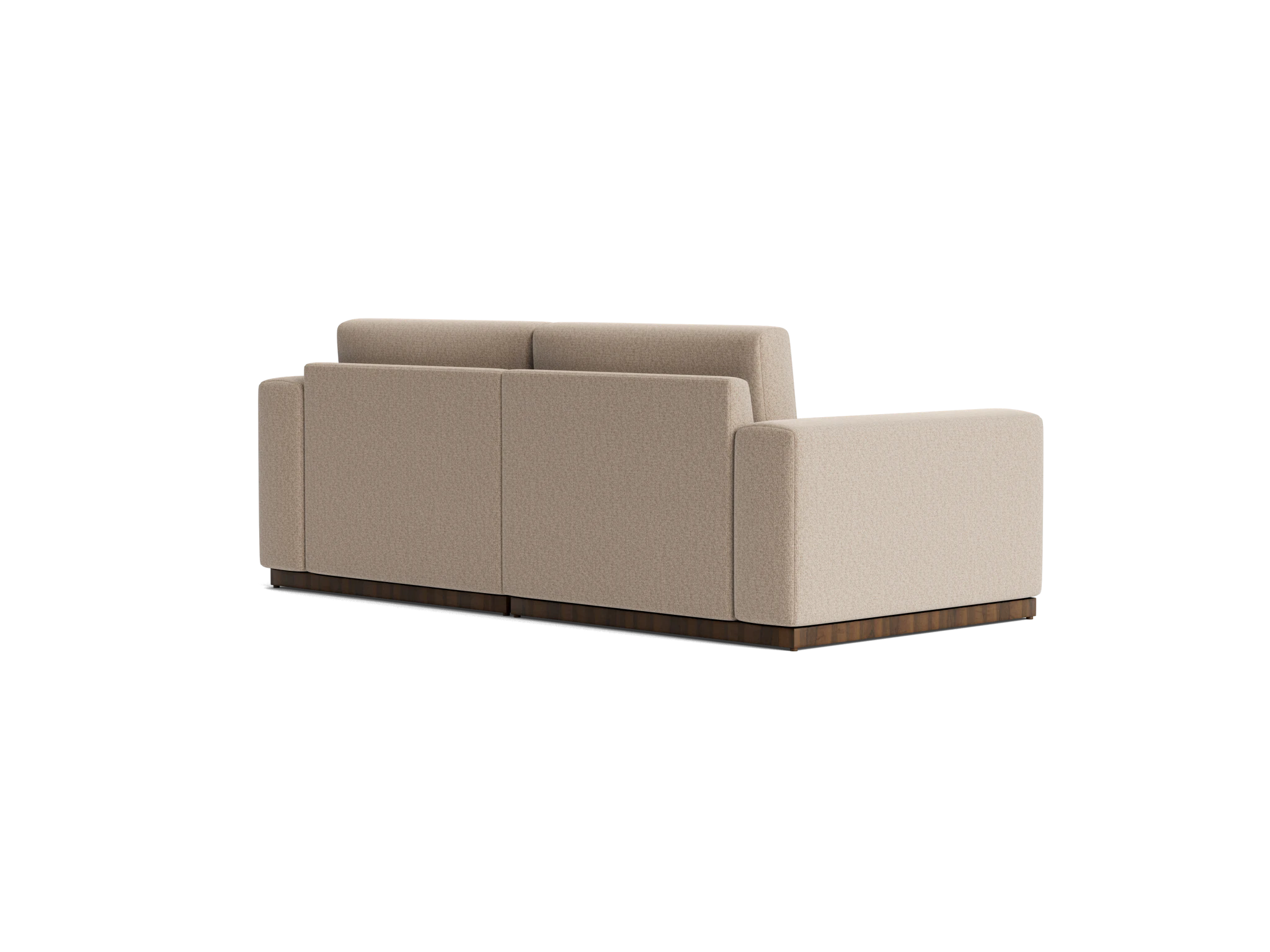 holt modular compact sectional villa sand