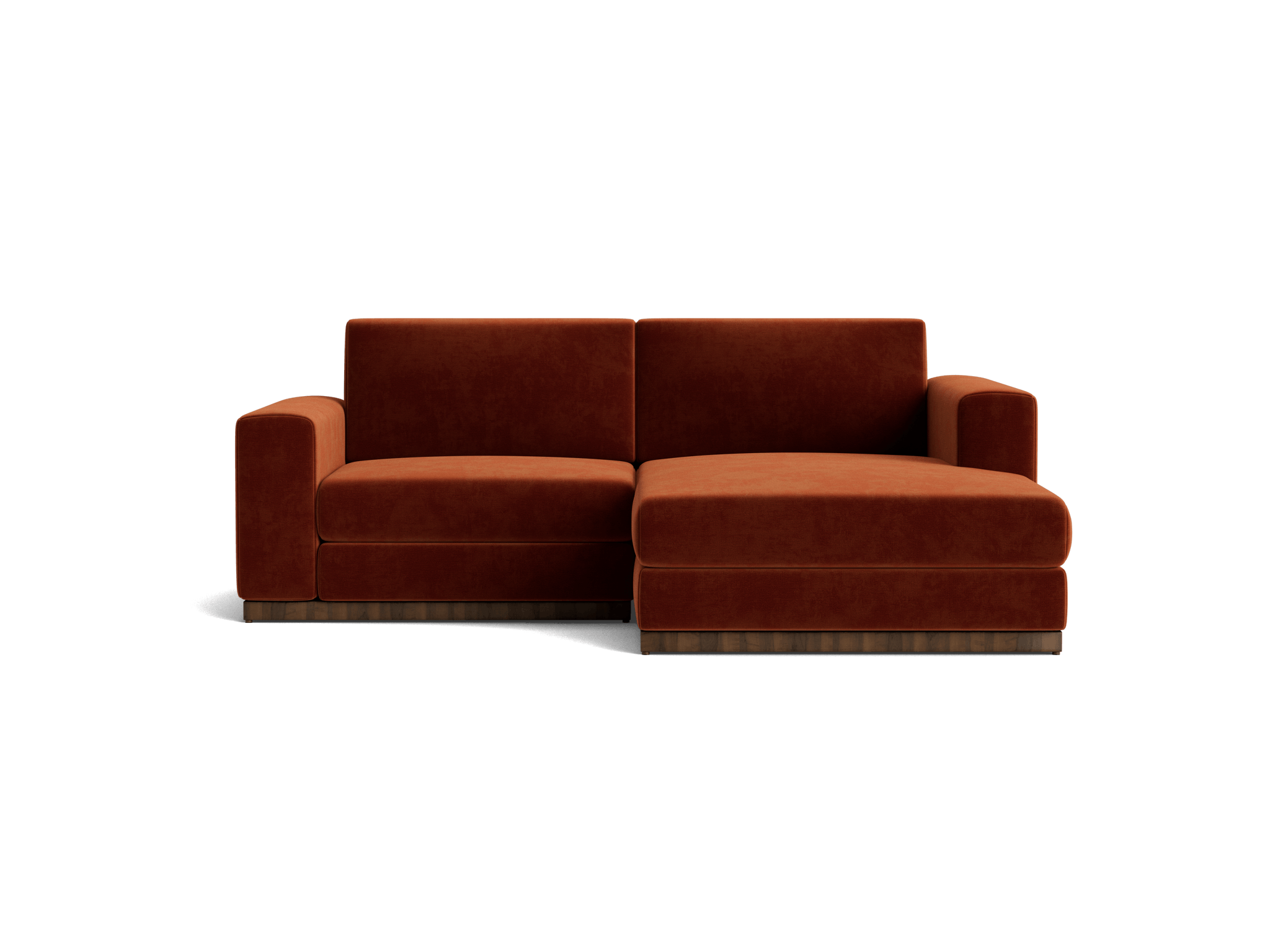 holt modular compact sectional harper cinnamon