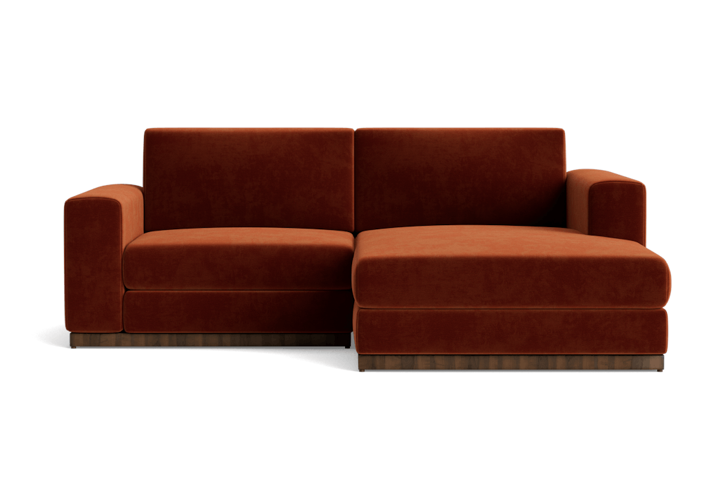 holt modular compact sectional harper cinnamon