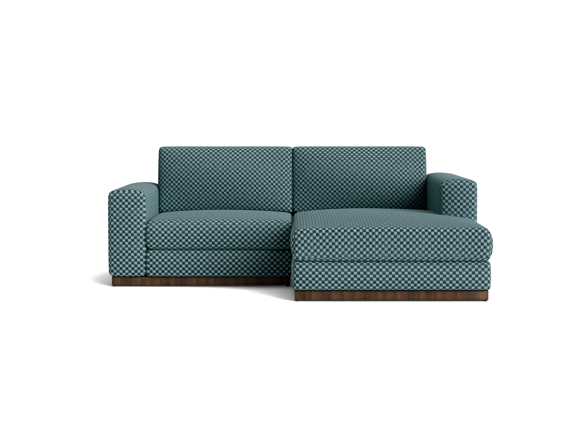 holt modular compact sectional checker pantone tapestry