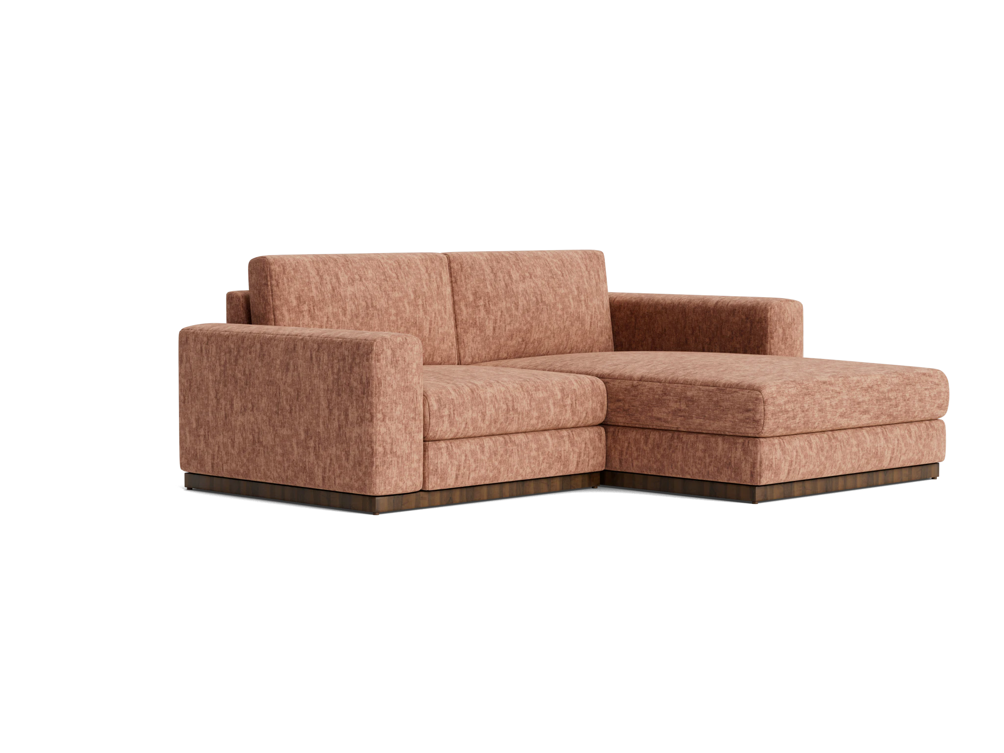 holt modular compact sectional crave pantone mocha mousse