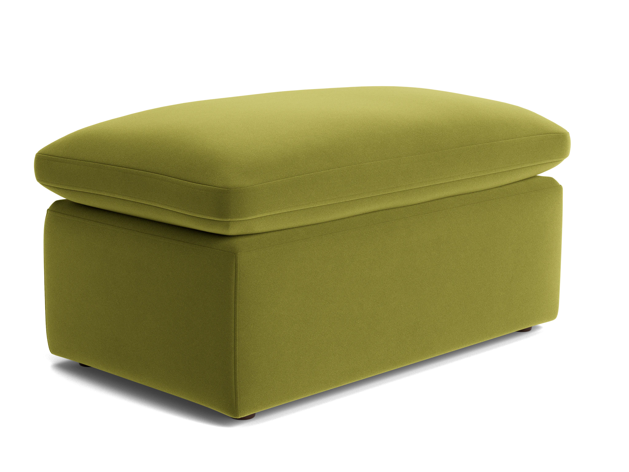 bryant half ottoman royale apple