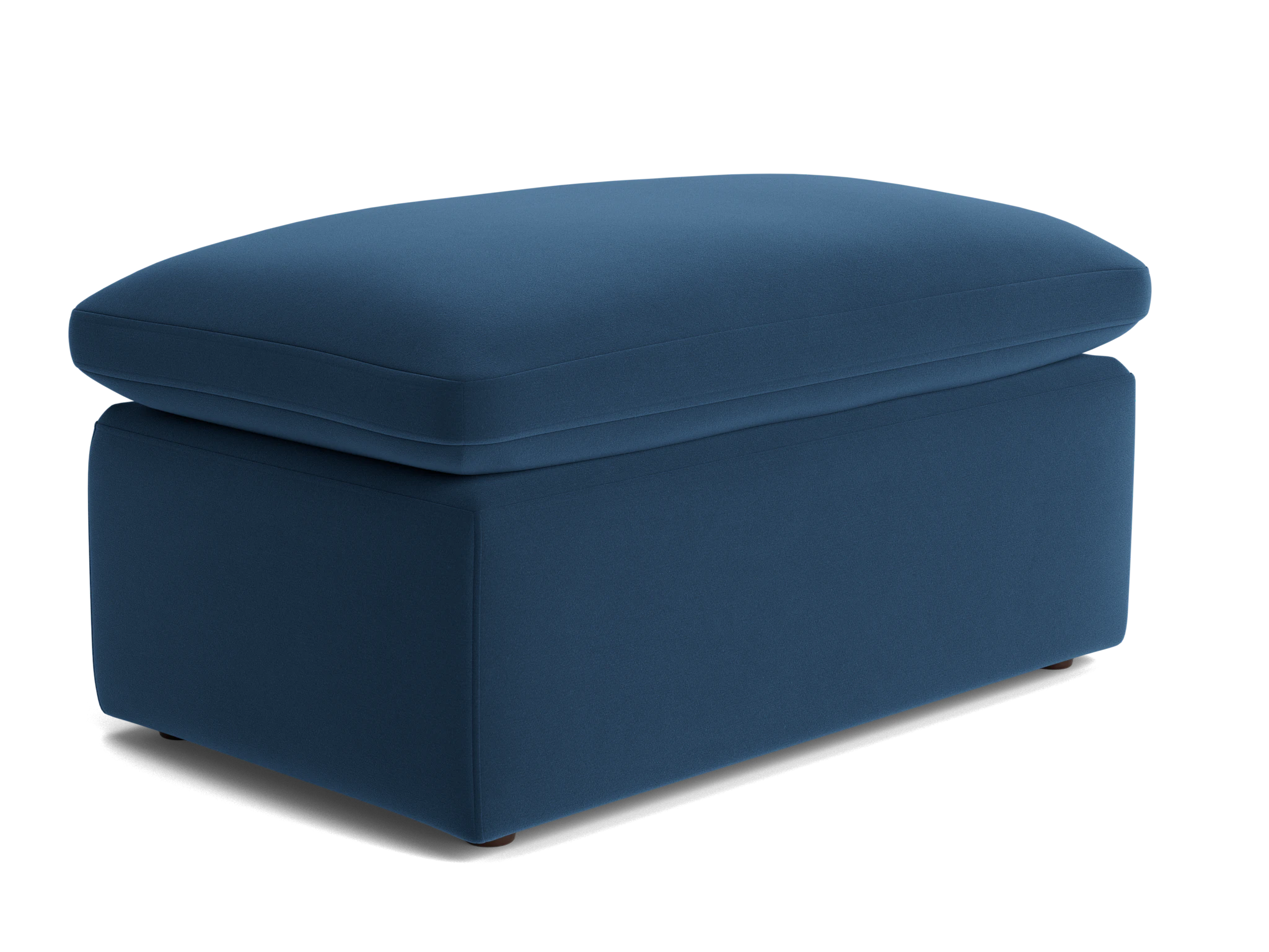 bryant half ottoman royale cobalt
