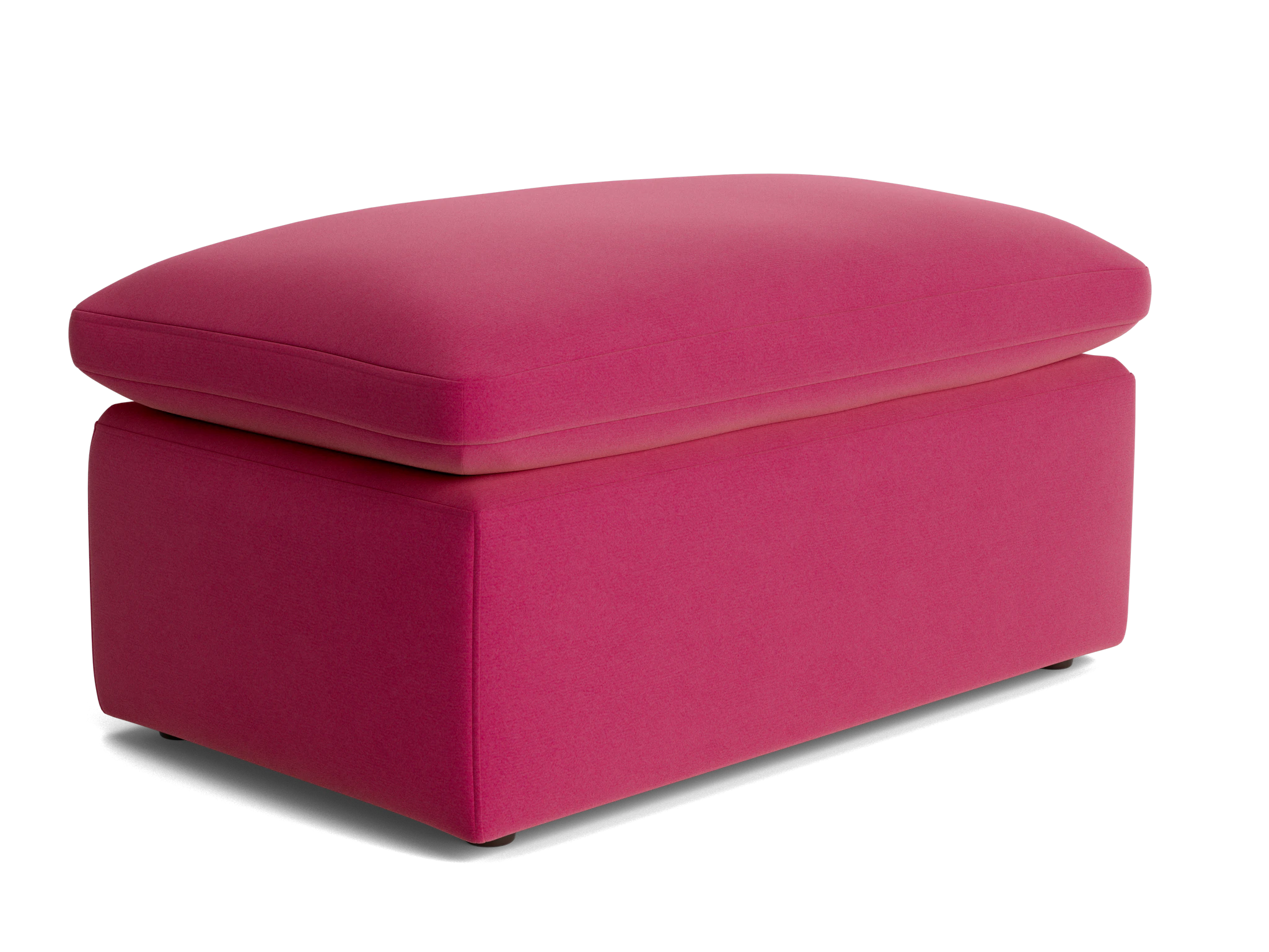 bryant half ottoman royale berry
