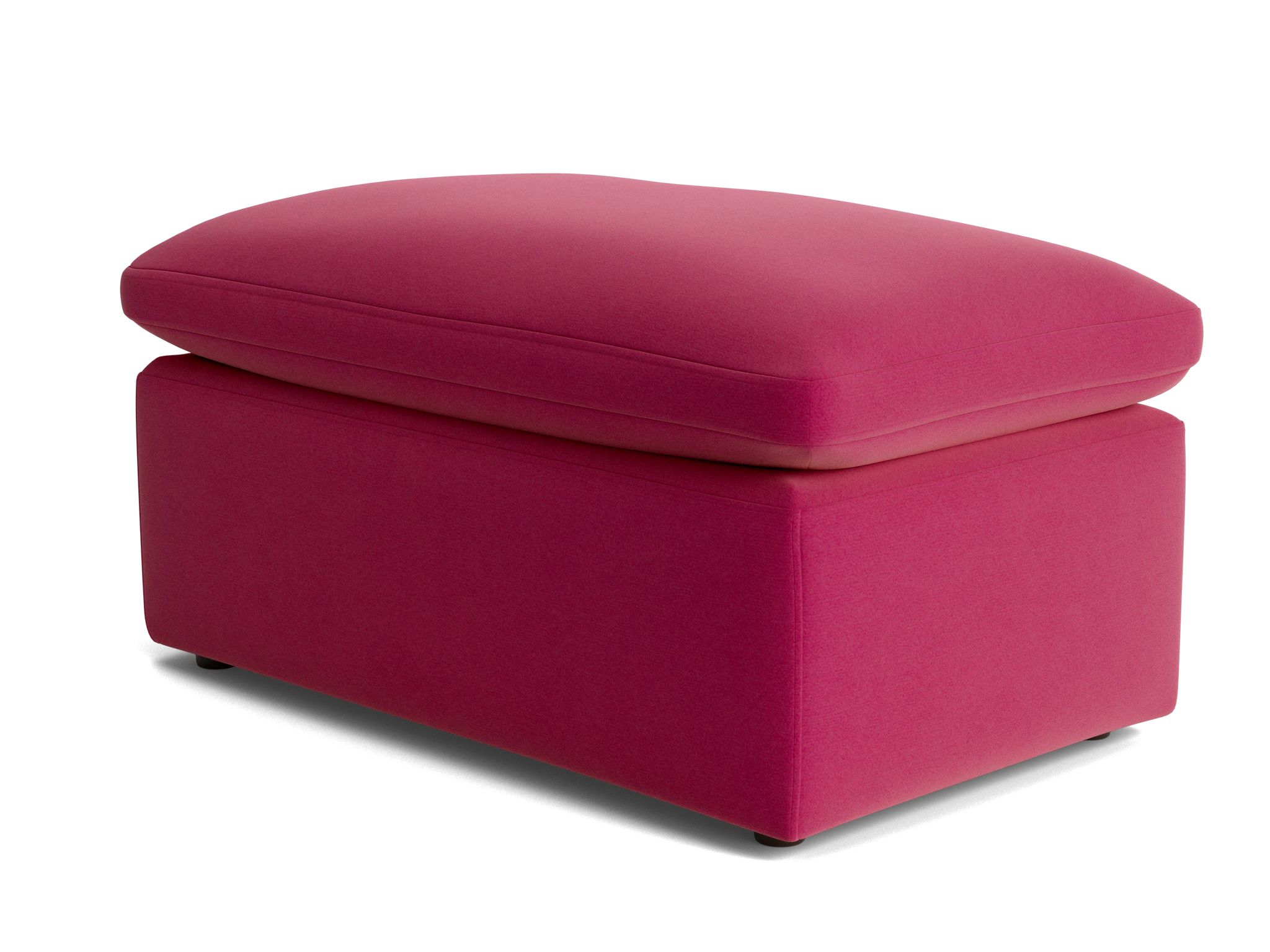 bryant half ottoman royale berry