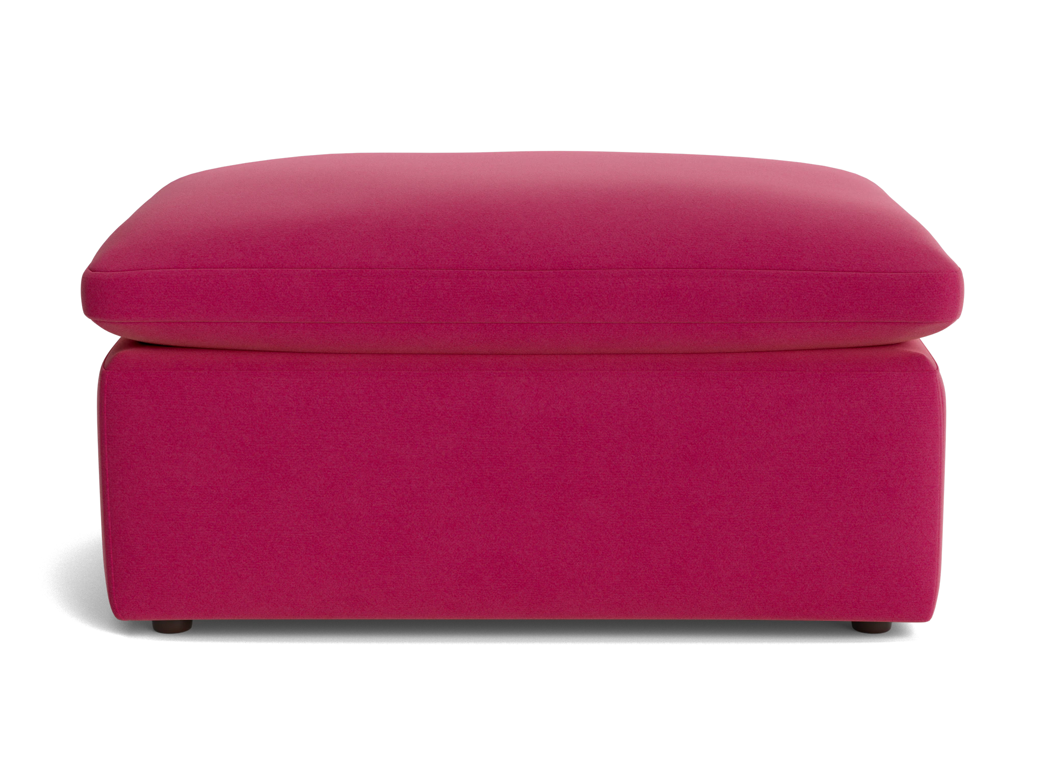 bryant half ottoman royale berry