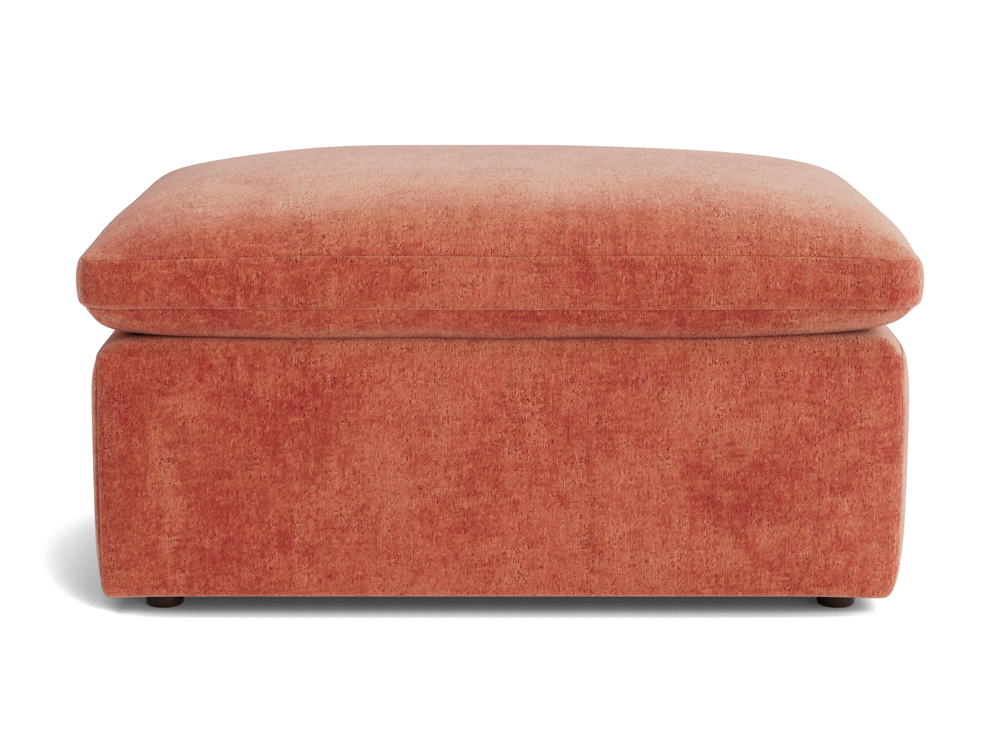bryant half ottoman plush terra rose