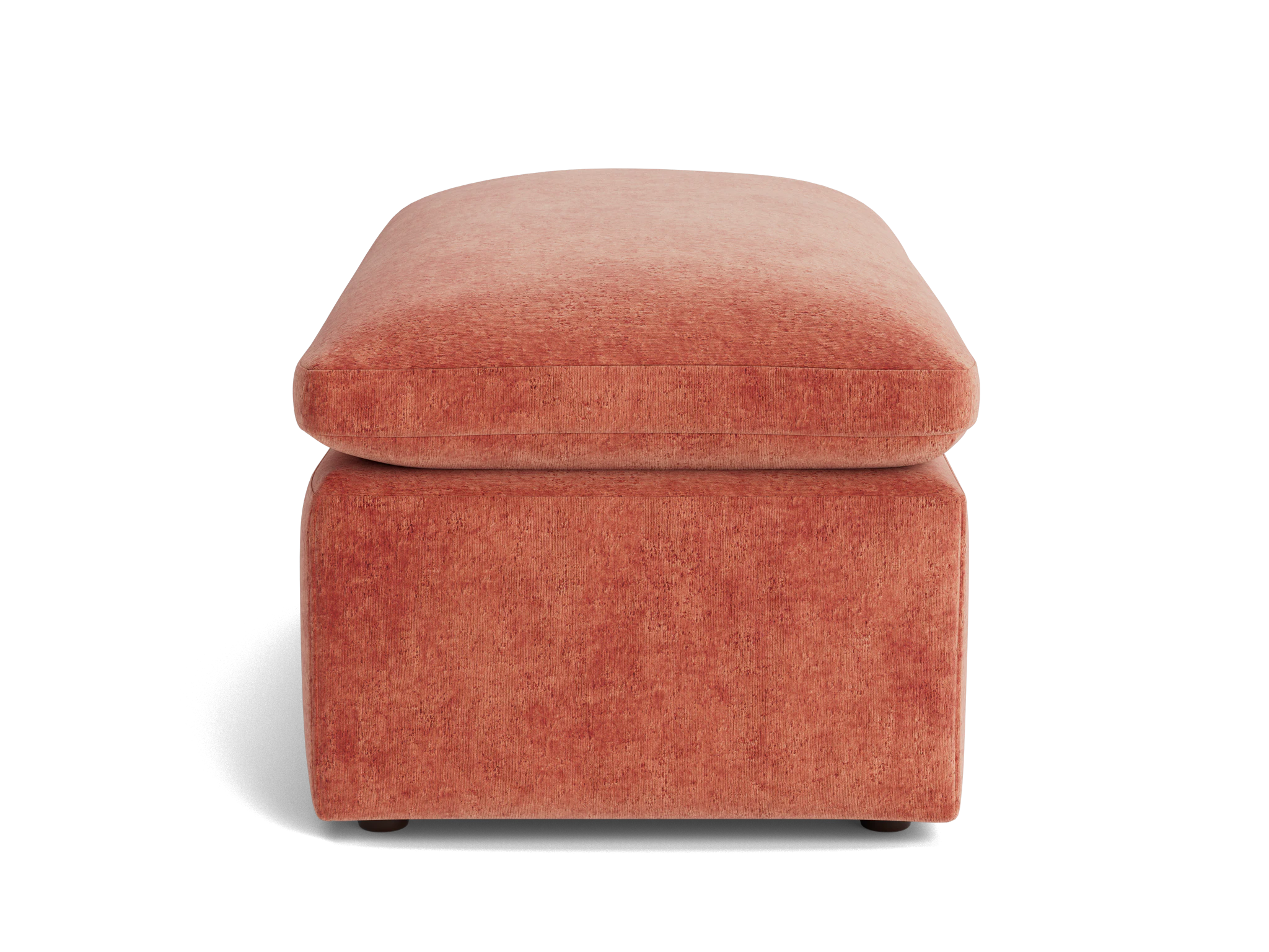 bryant half ottoman plush terra rose