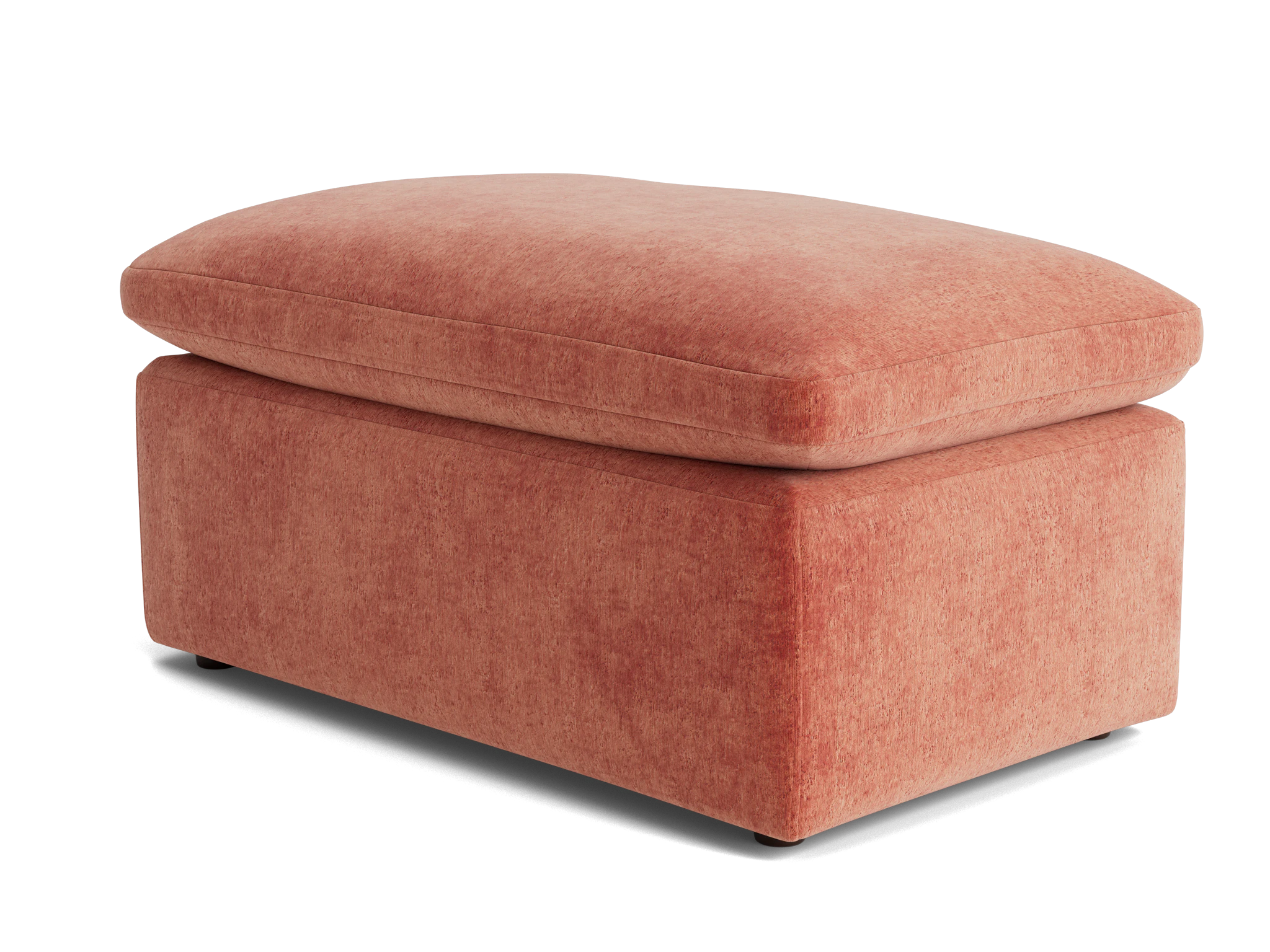 bryant half ottoman plush terra rose
