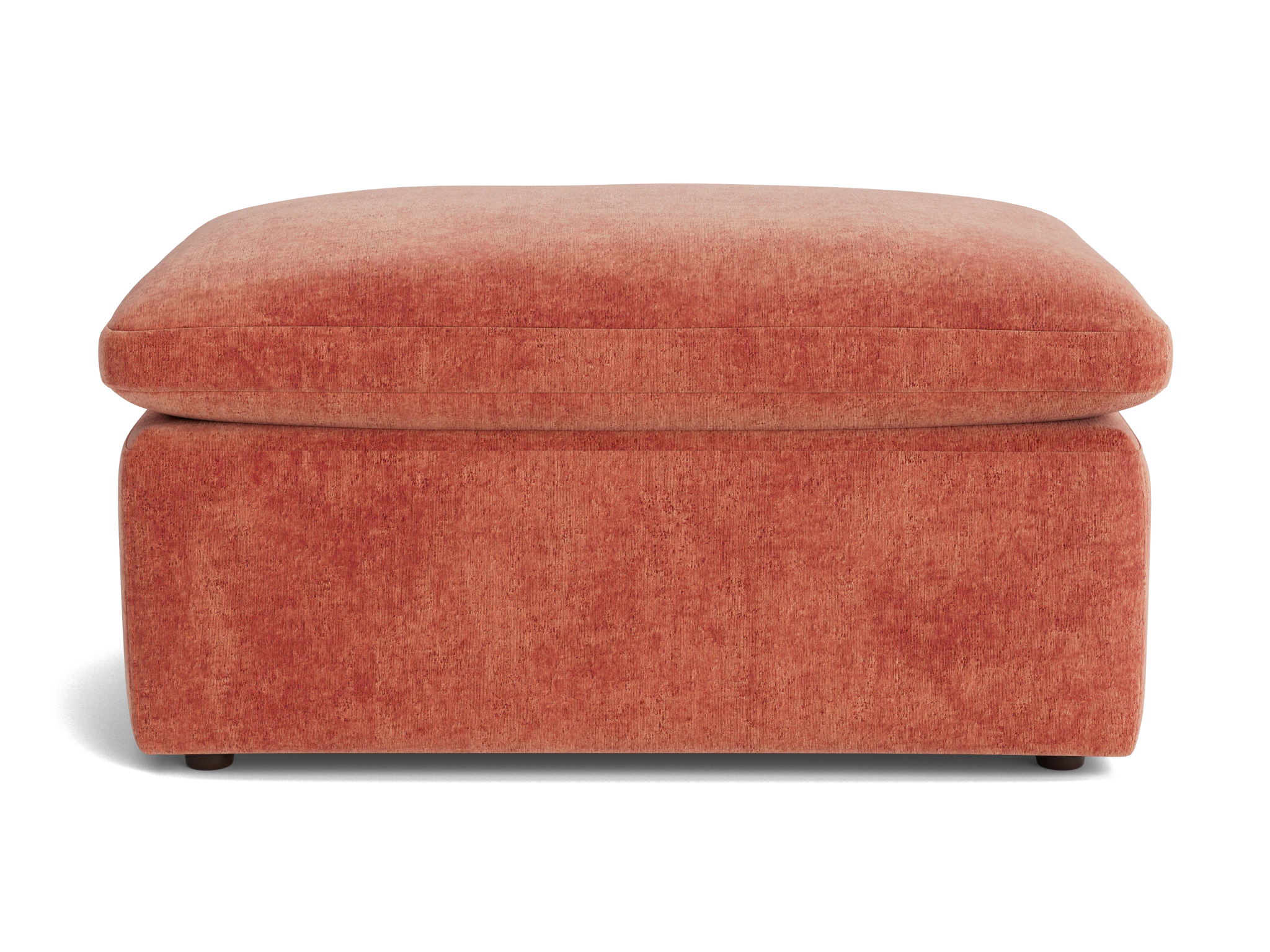 bryant half ottoman plush terra rose