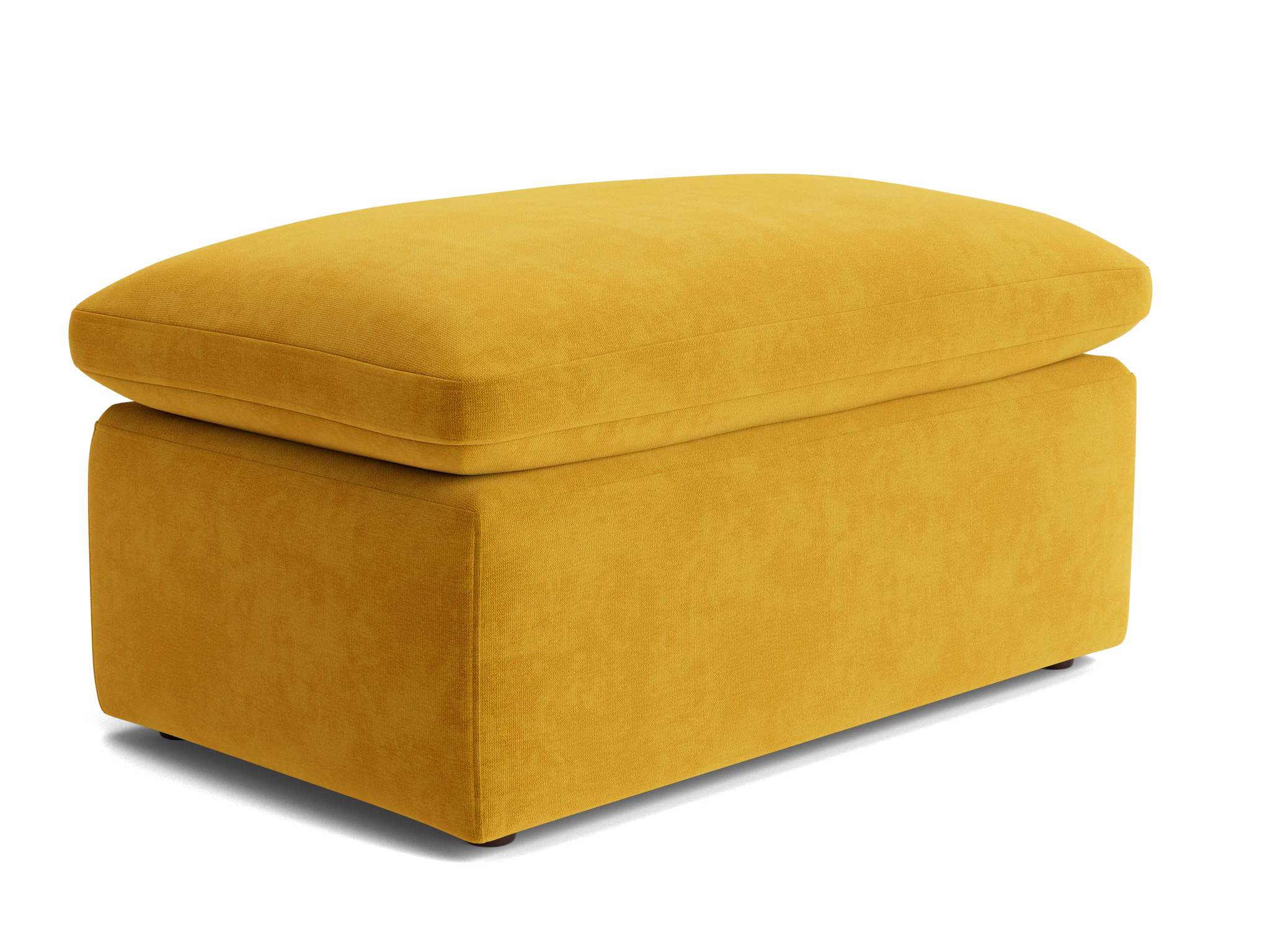bryant half ottoman harper amber gold