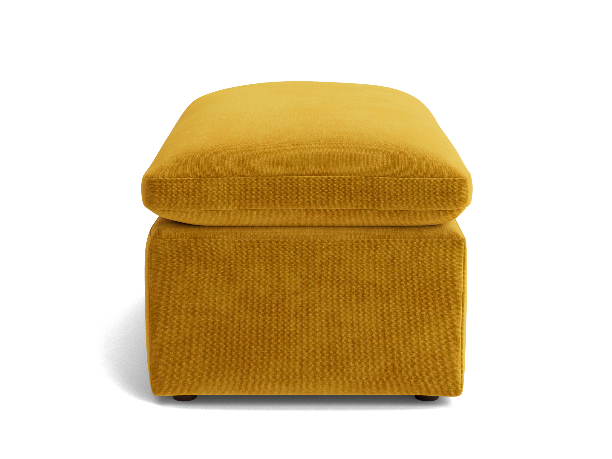 bryant half ottoman harper amber gold