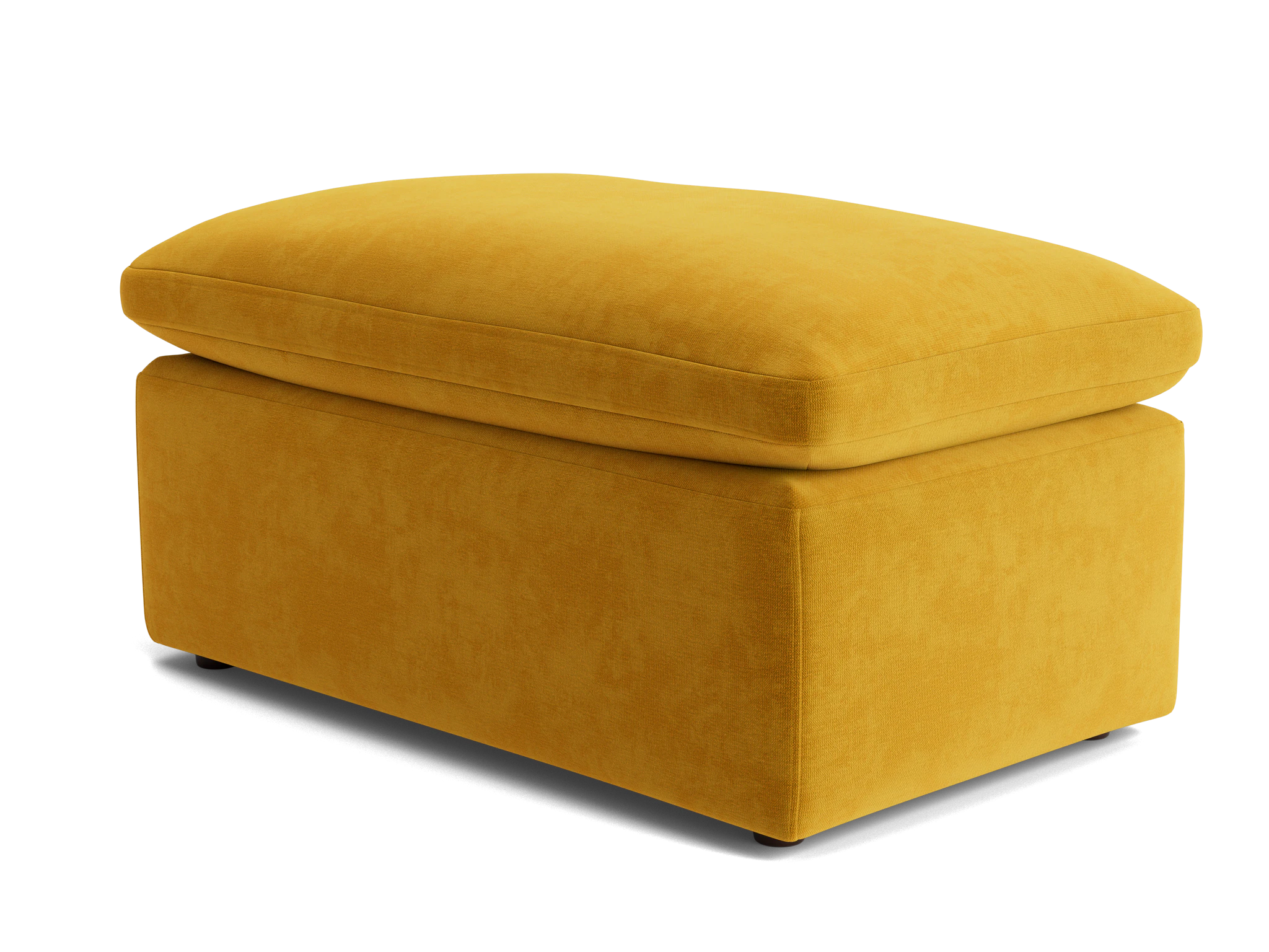 bryant half ottoman harper amber gold