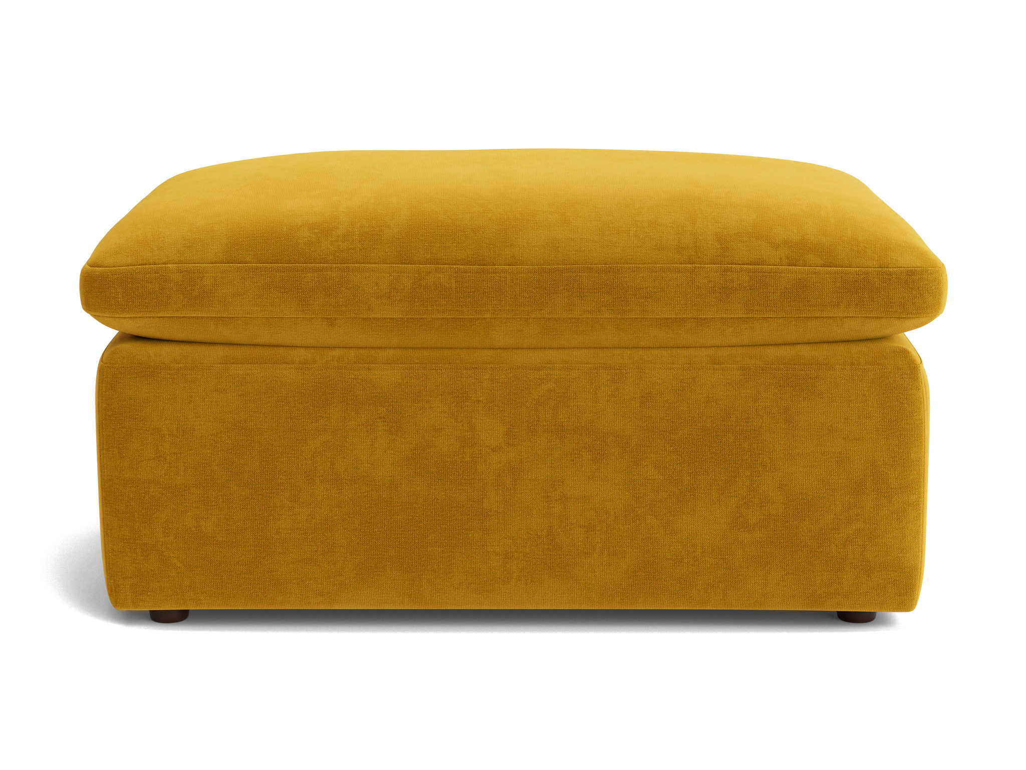 bryant half ottoman harper amber gold