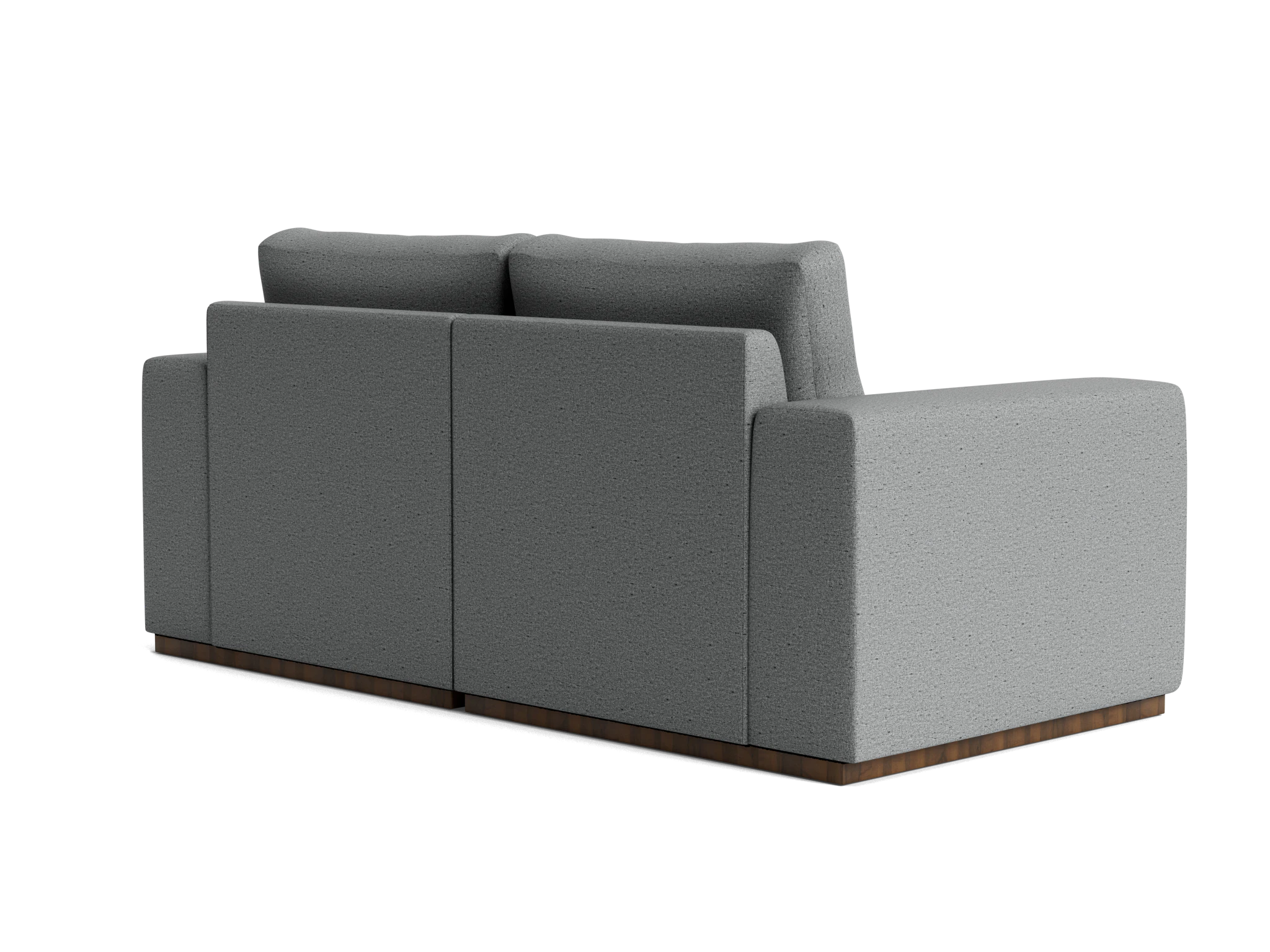 holt petite modular loveseat essence ash