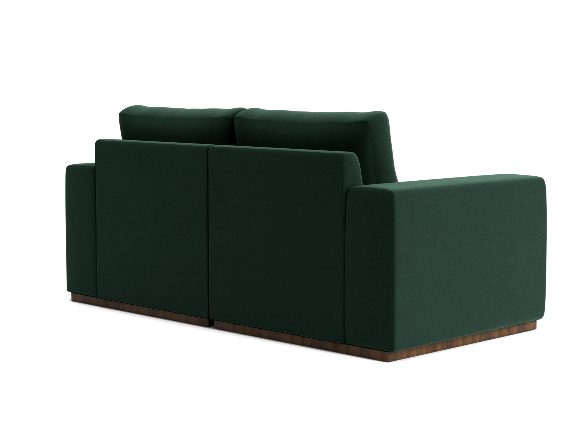 holt petite modular loveseat royale evergreen