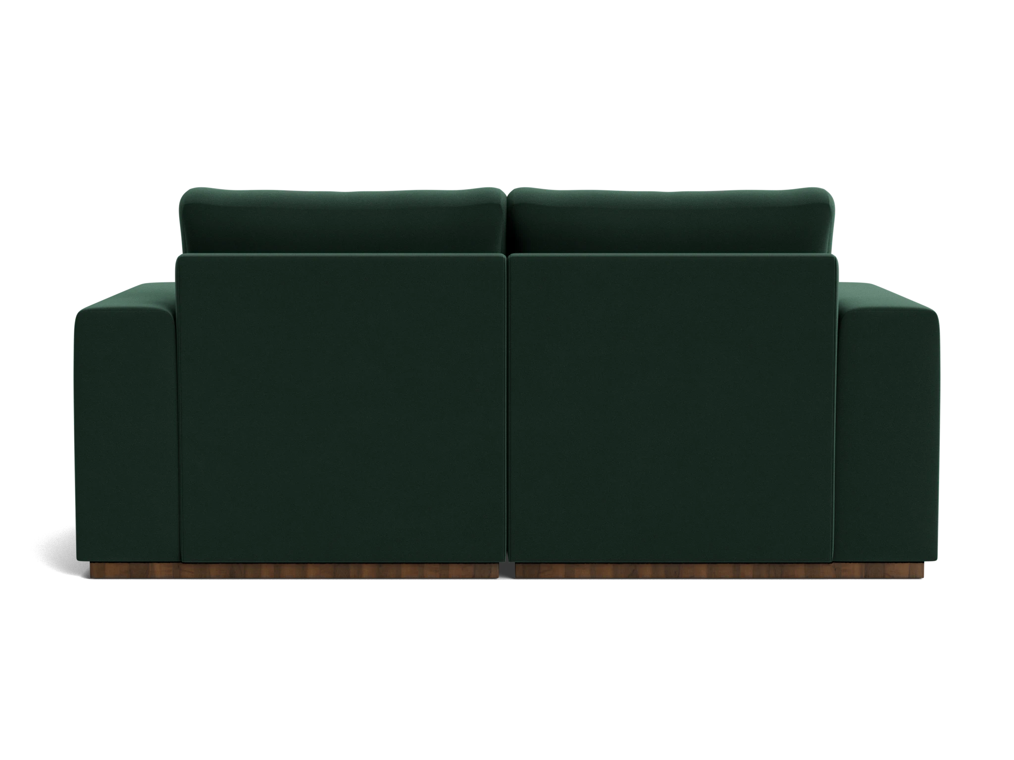 holt petite modular loveseat royale evergreen