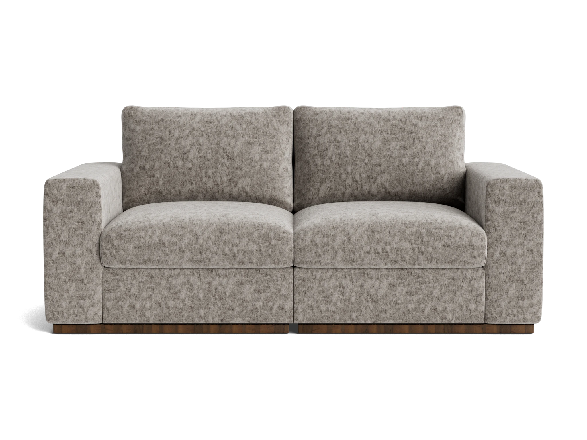 holt petite modular loveseat prime stone