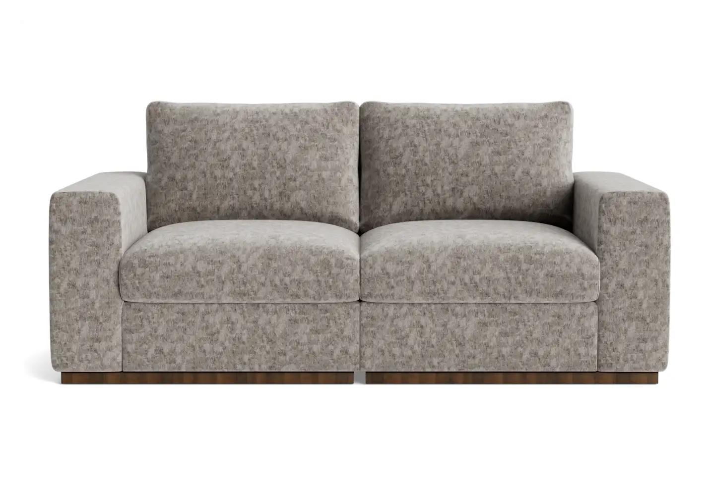 holt petite modular loveseat prime stone