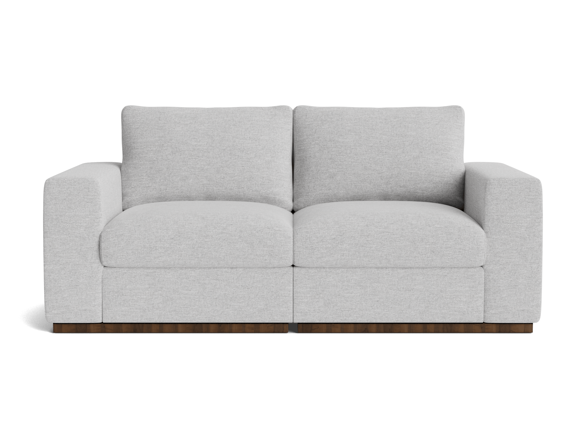holt petite modular loveseat milo dove