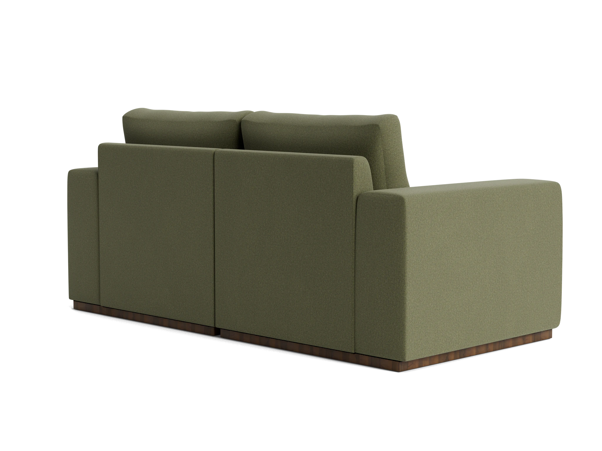 holt petite modular loveseat faithful olive
