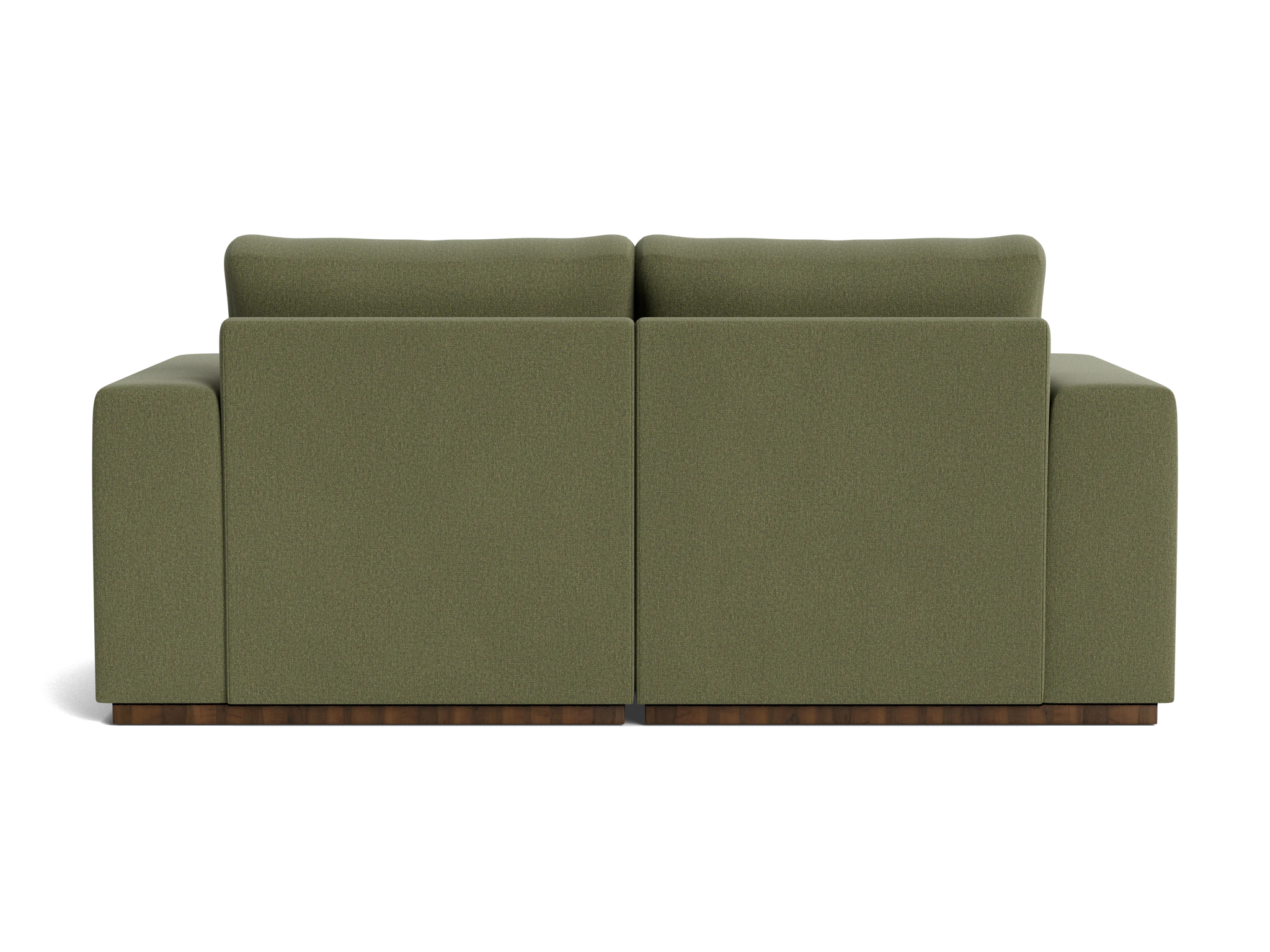 holt petite modular loveseat faithful olive