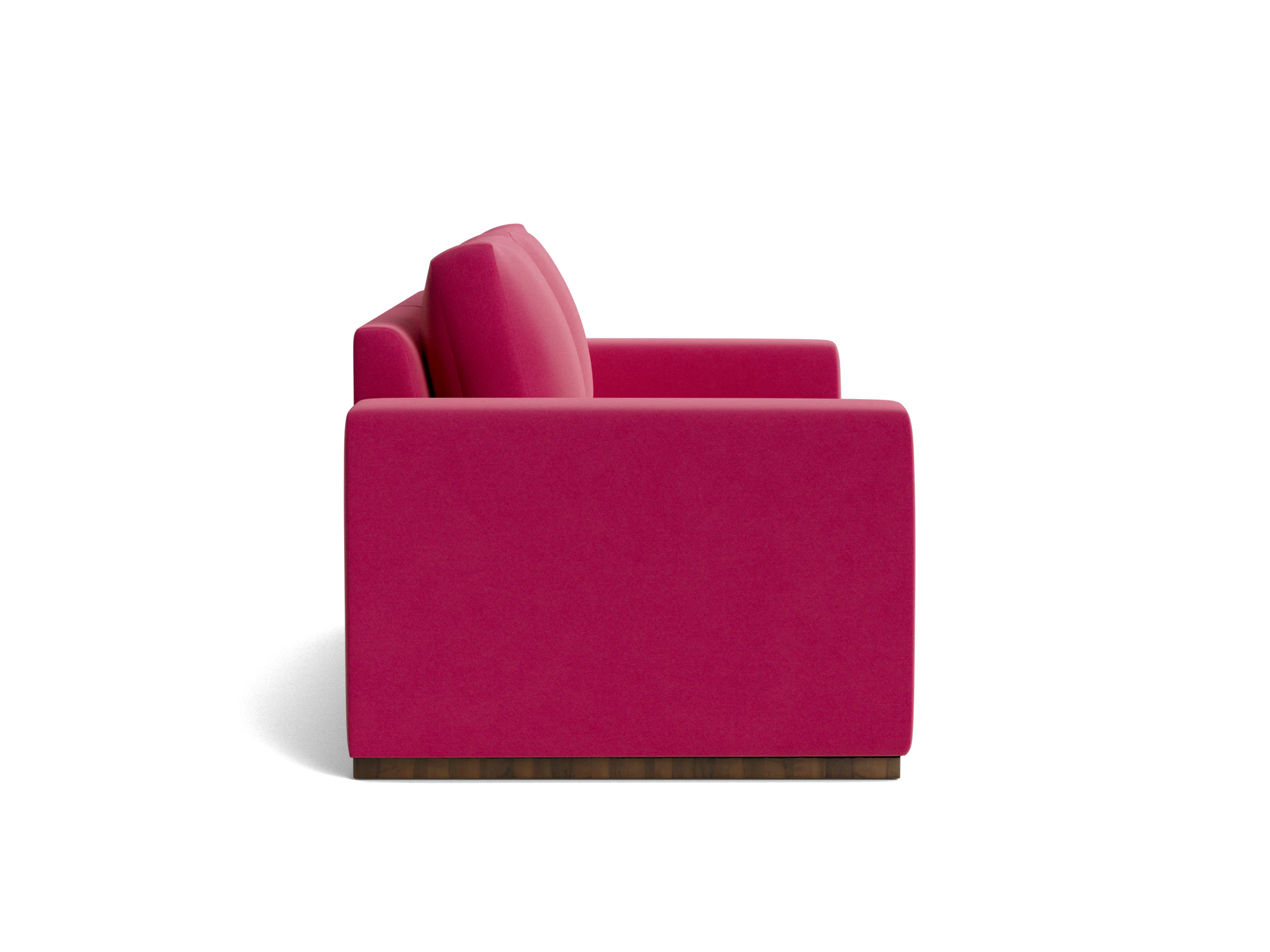 holt petite modular loveseat royale berry