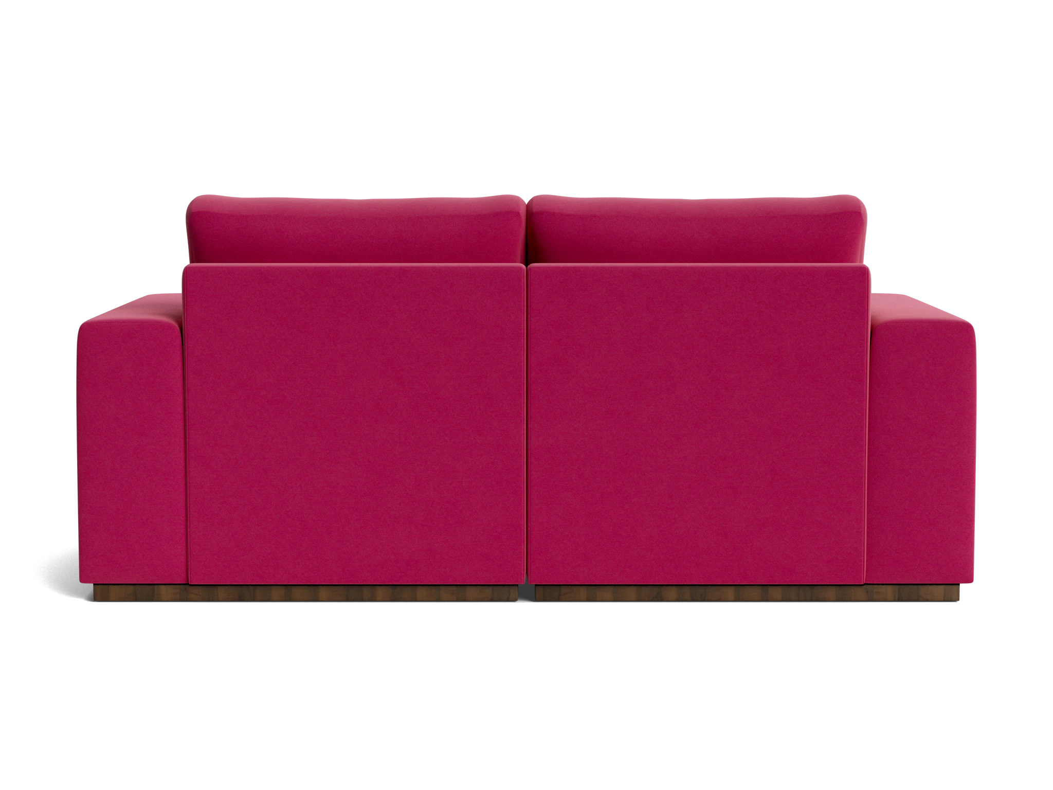 holt petite modular loveseat royale berry
