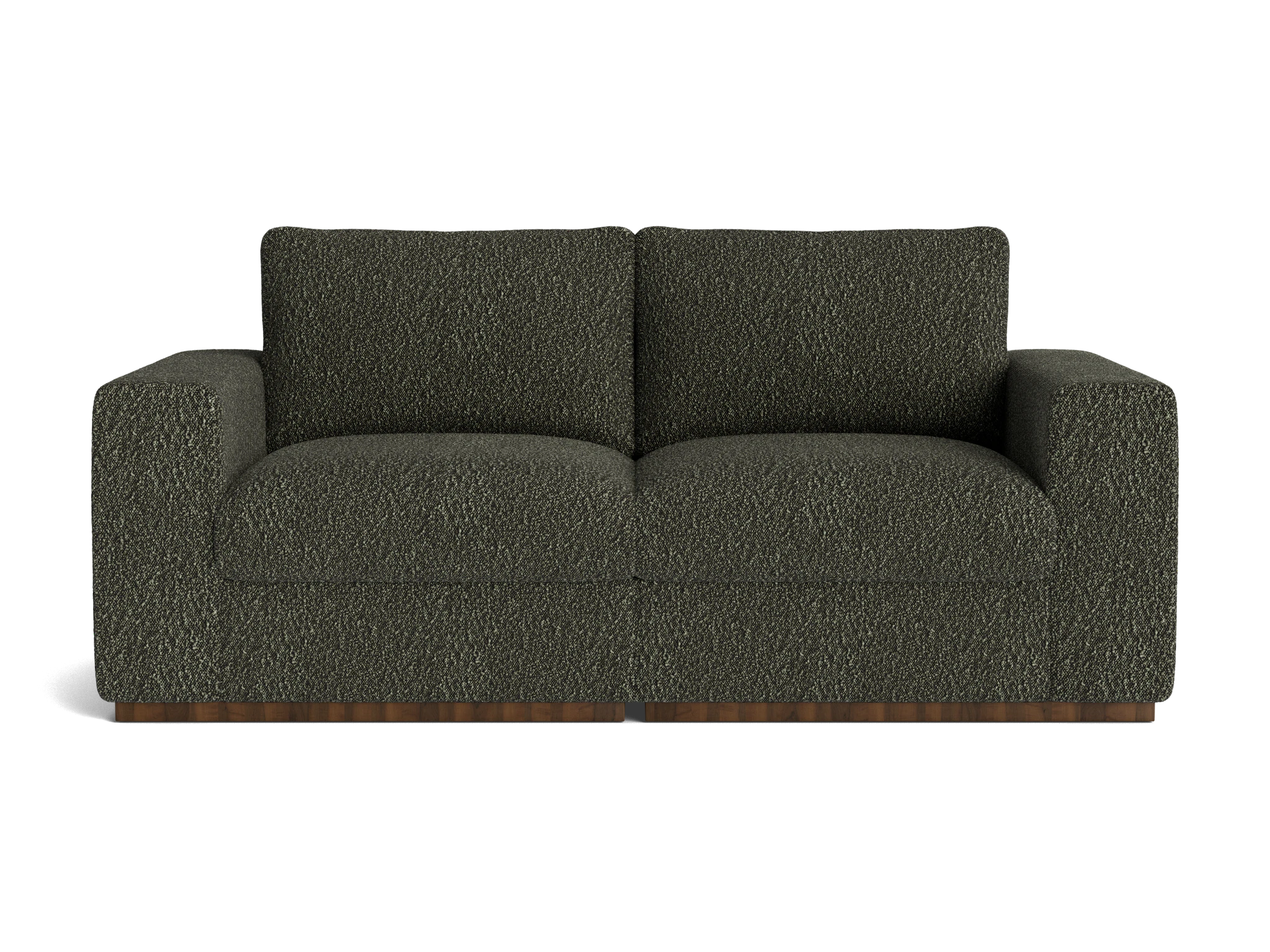 holt petite modular loveseat bubbly cucumber