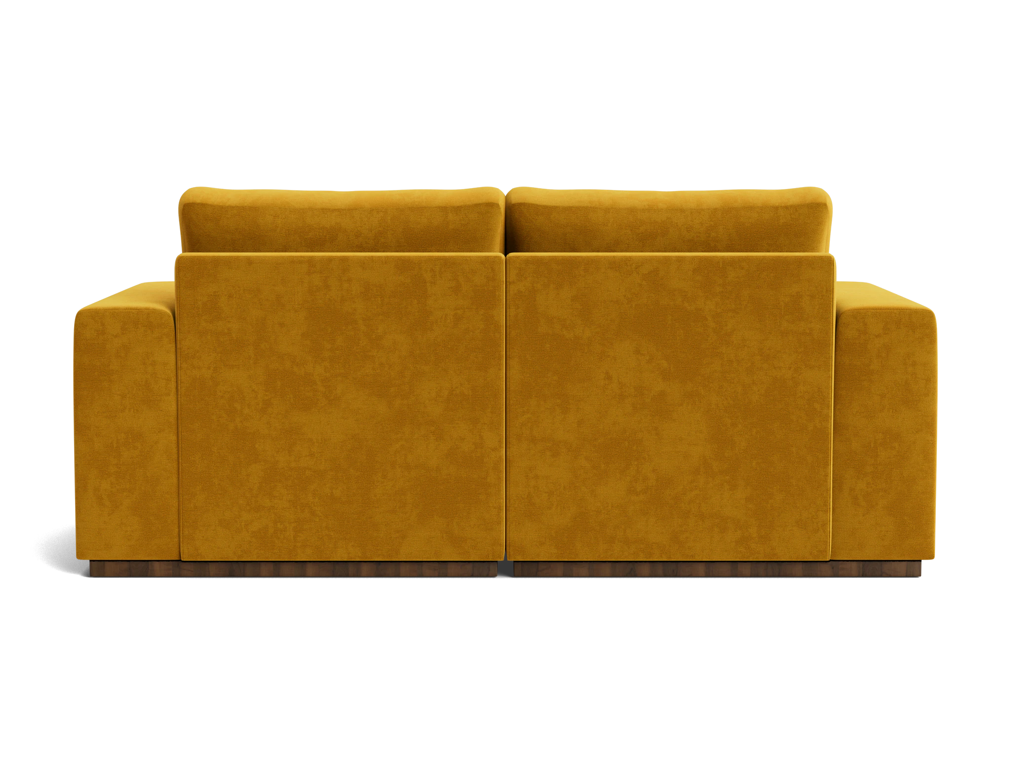 holt petite modular loveseat harper amber gold