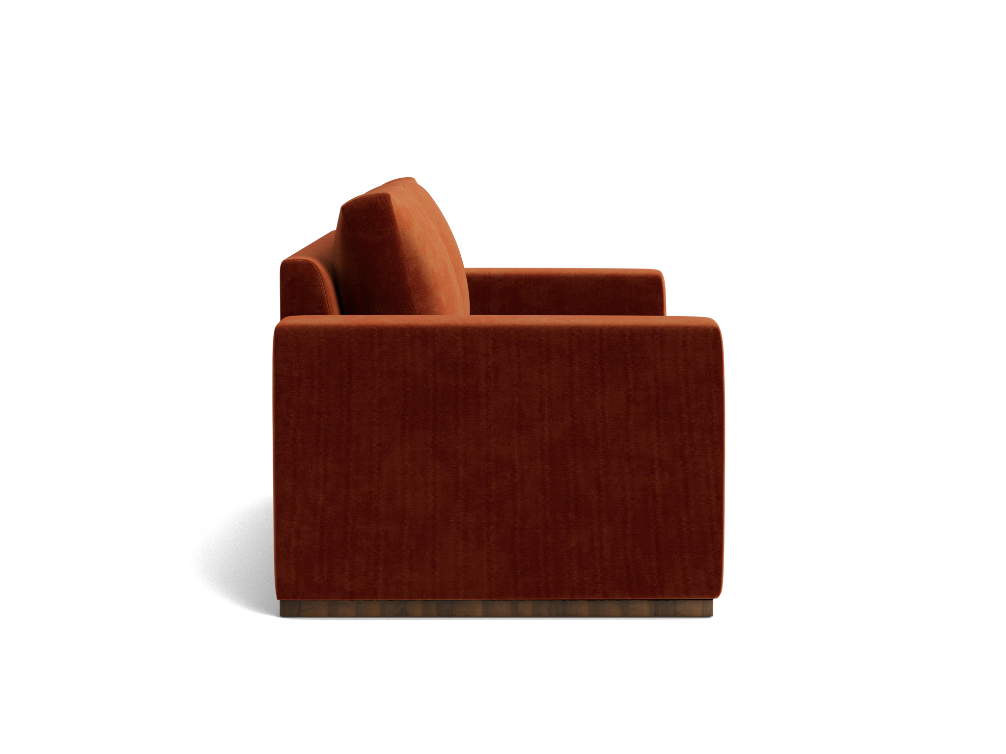 holt petite modular loveseat harper cinnamon