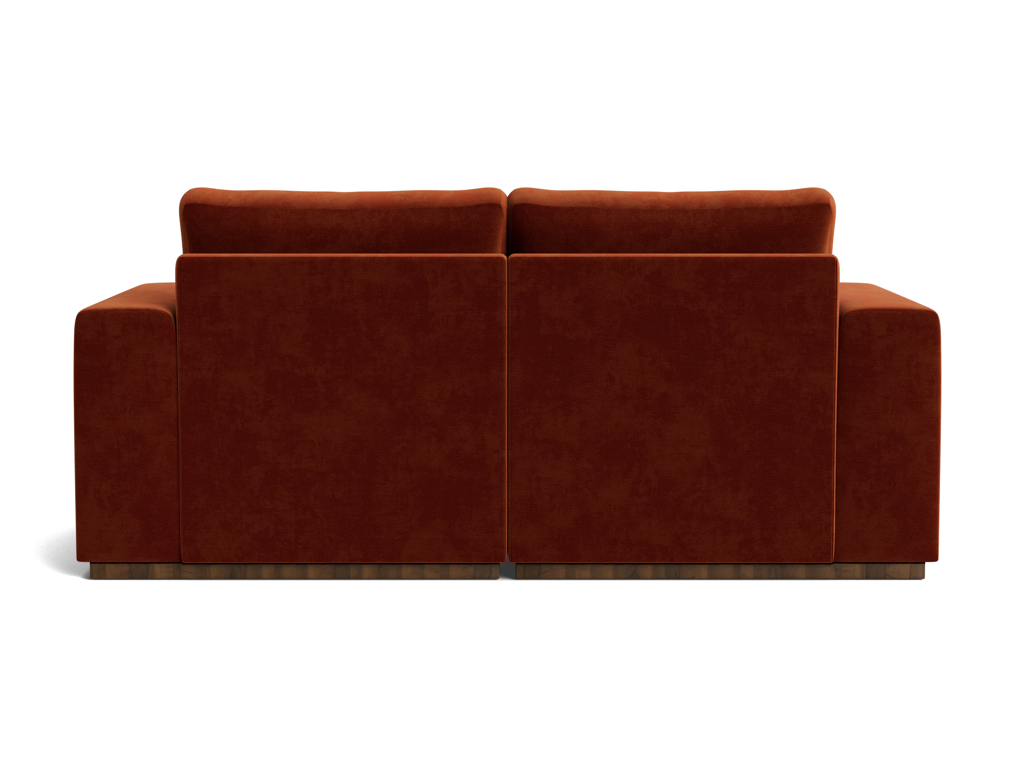 holt petite modular loveseat harper cinnamon