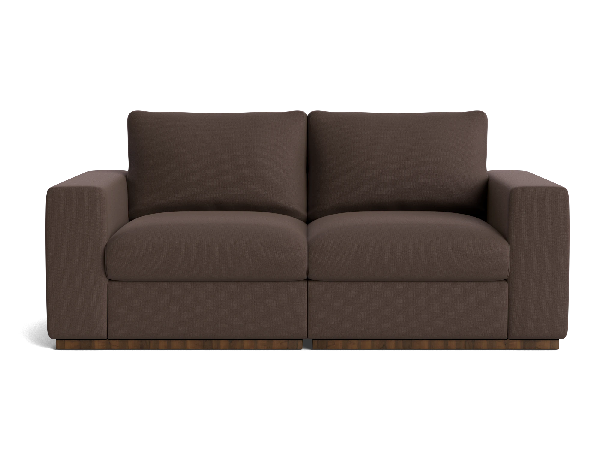 holt petite modular loveseat washed california shadow