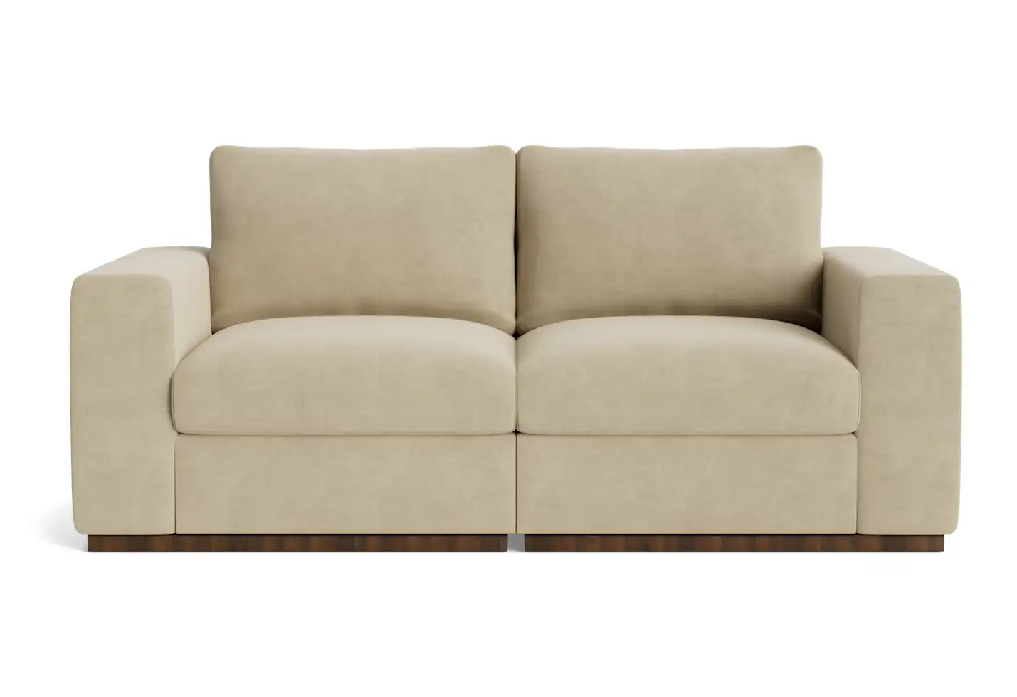 holt petite modular loveseat royale sand
