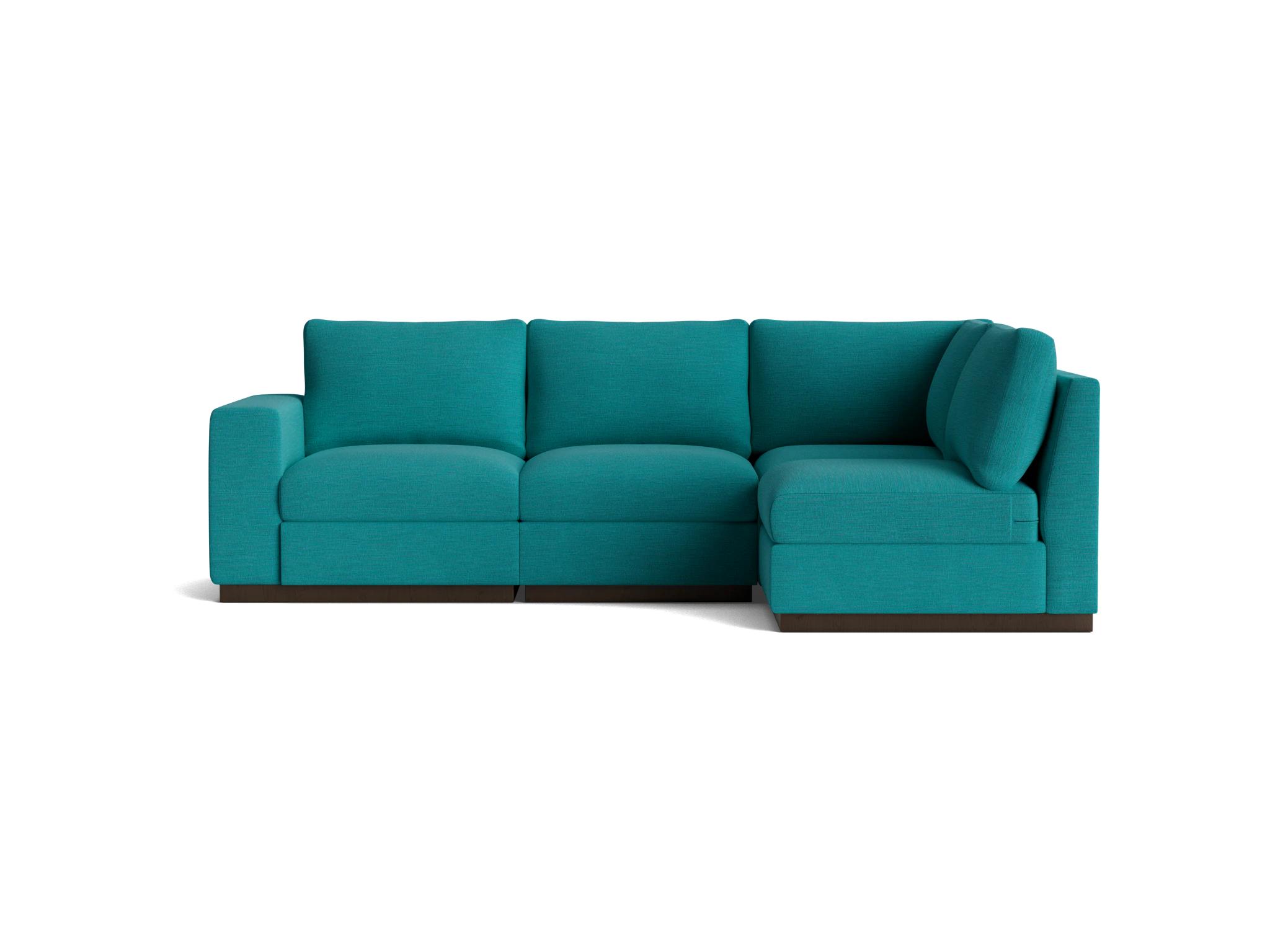 holt petite modular sectional lucky turquoise