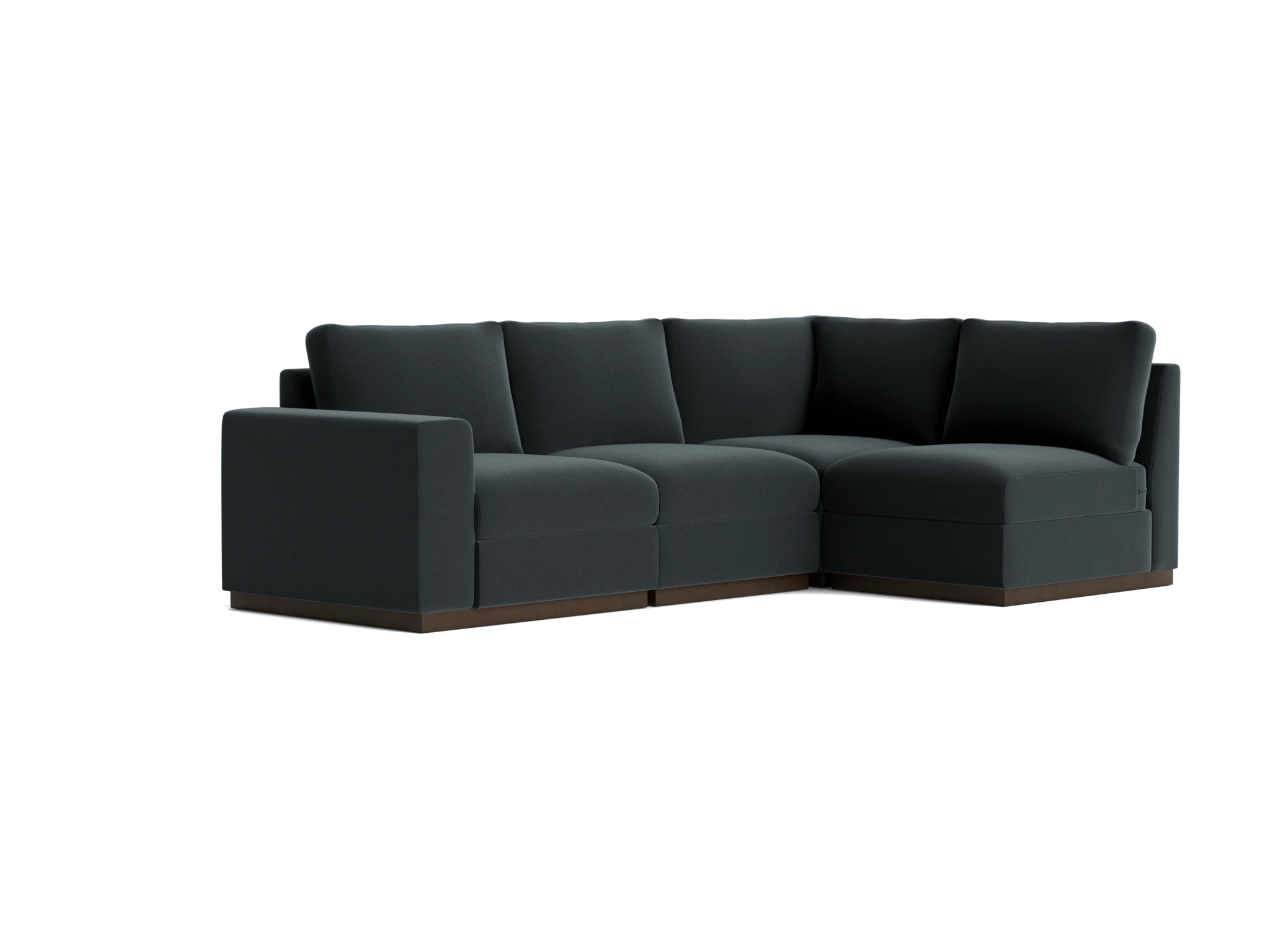 holt petite modular sectional royale gunmetal