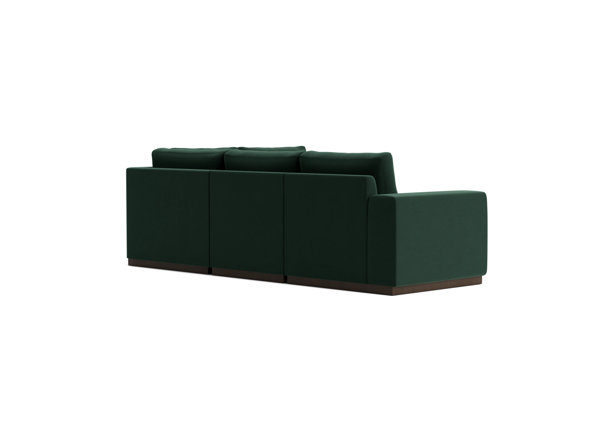holt petite modular sectional royale evergreen