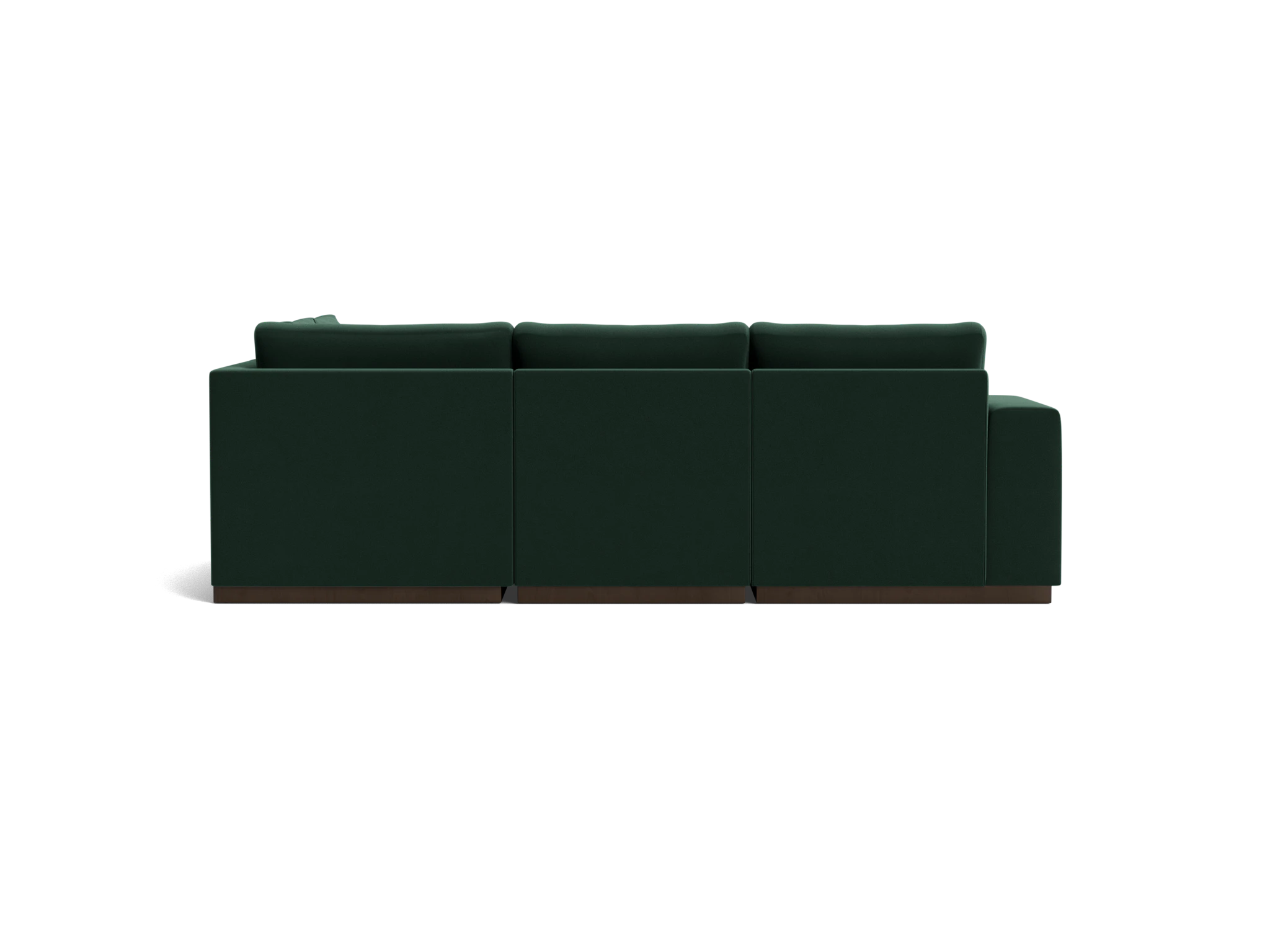 holt petite modular sectional royale evergreen