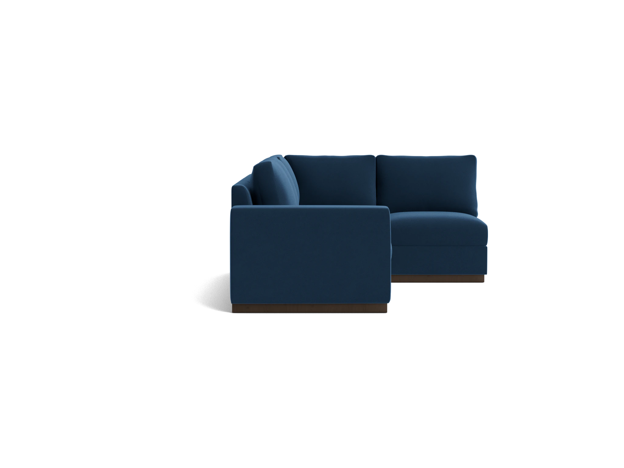 holt petite modular sectional royale cobalt