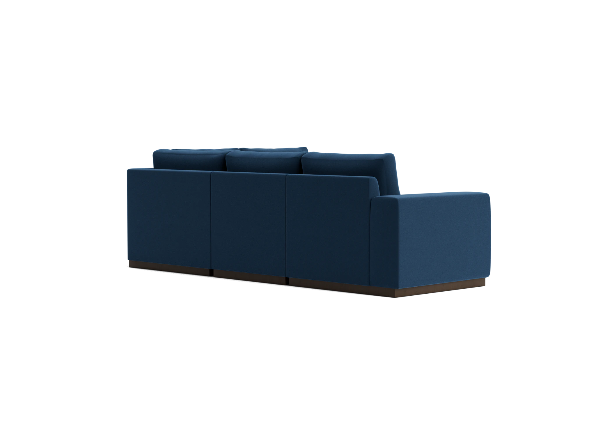 holt petite modular sectional royale cobalt