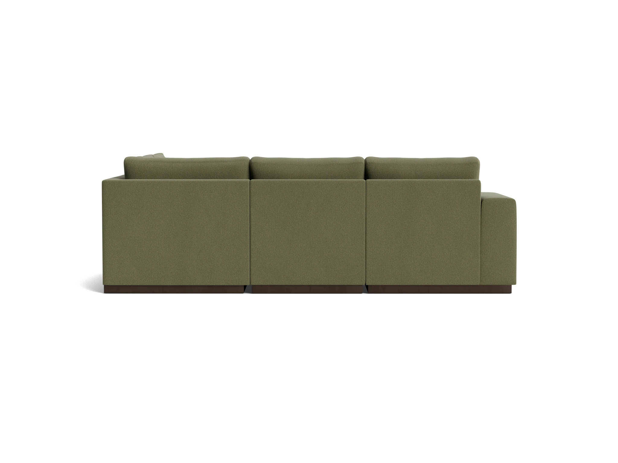 holt petite modular sectional faithful olive