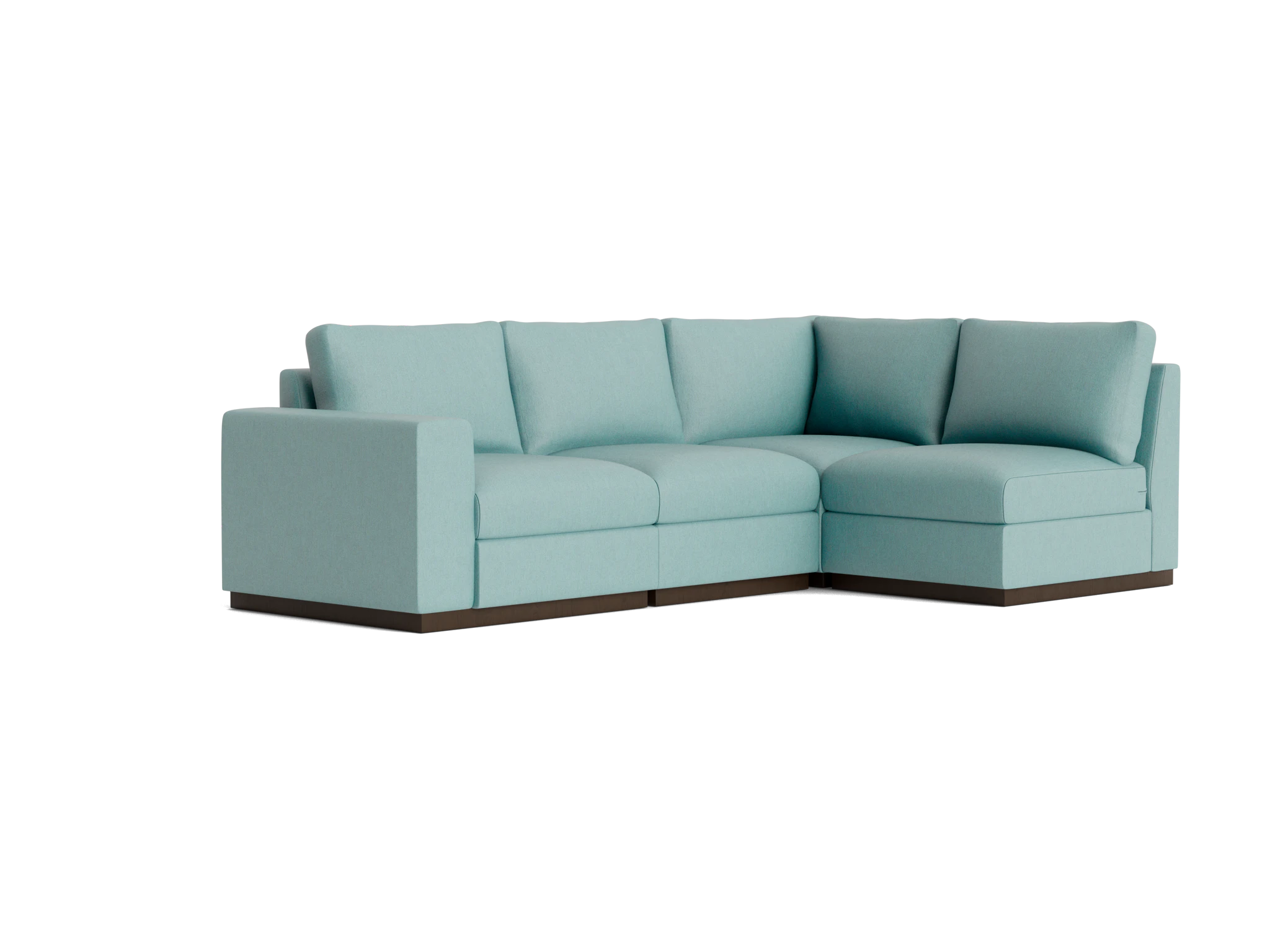holt petite modular sectional sunbrella premier sea