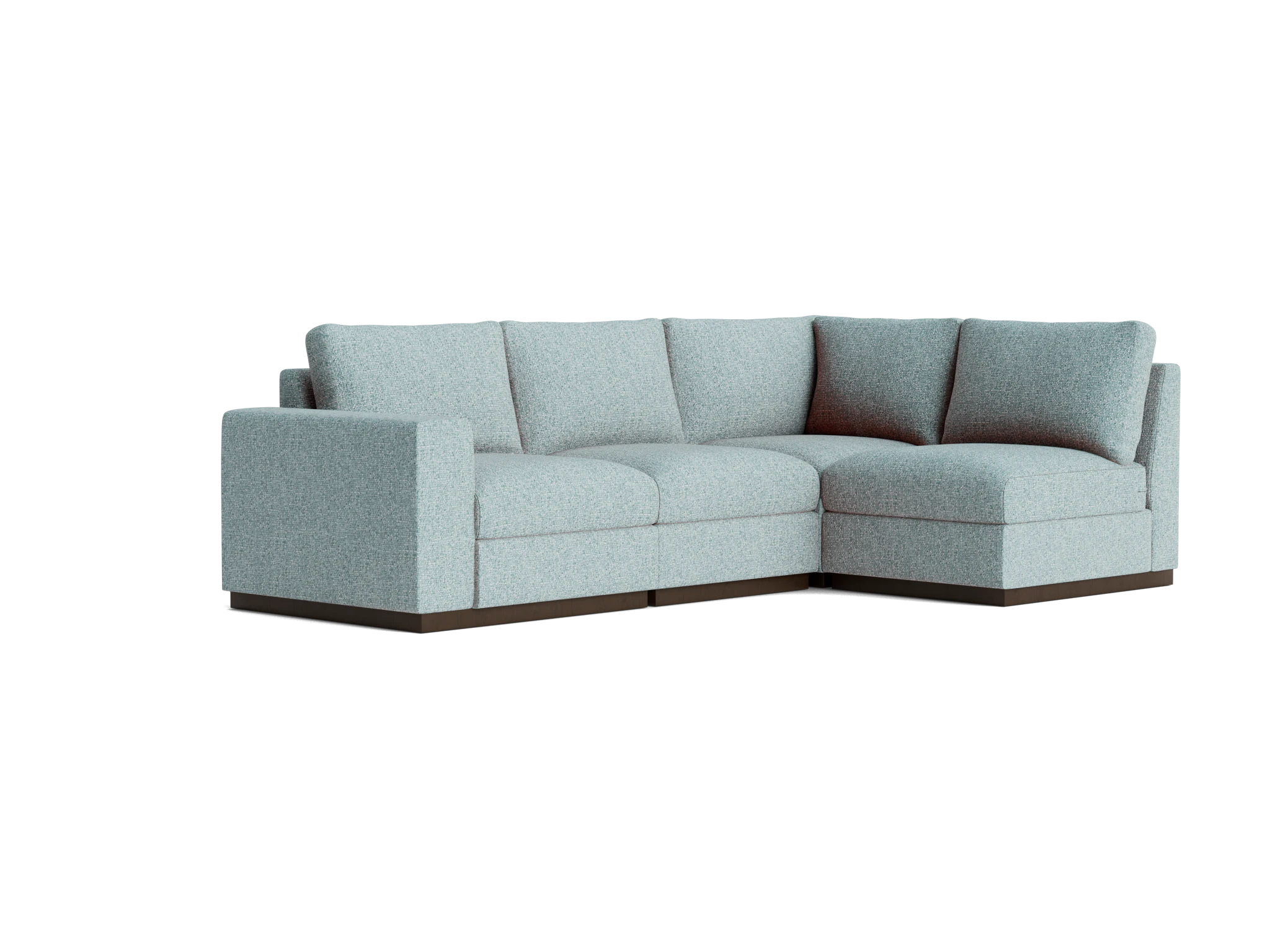 holt petite modular sectional bungalow slate