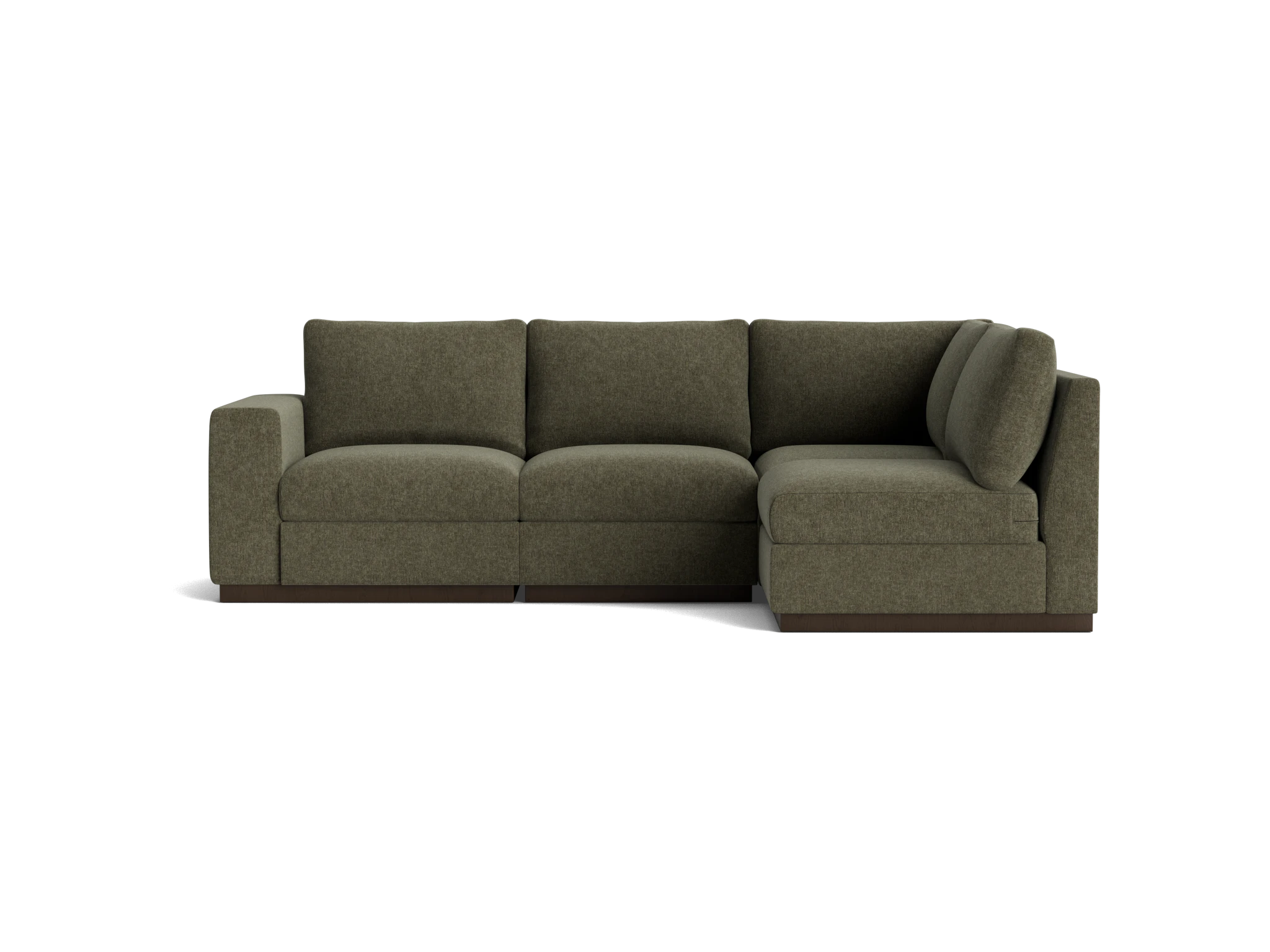holt petite modular sectional kenley spruce