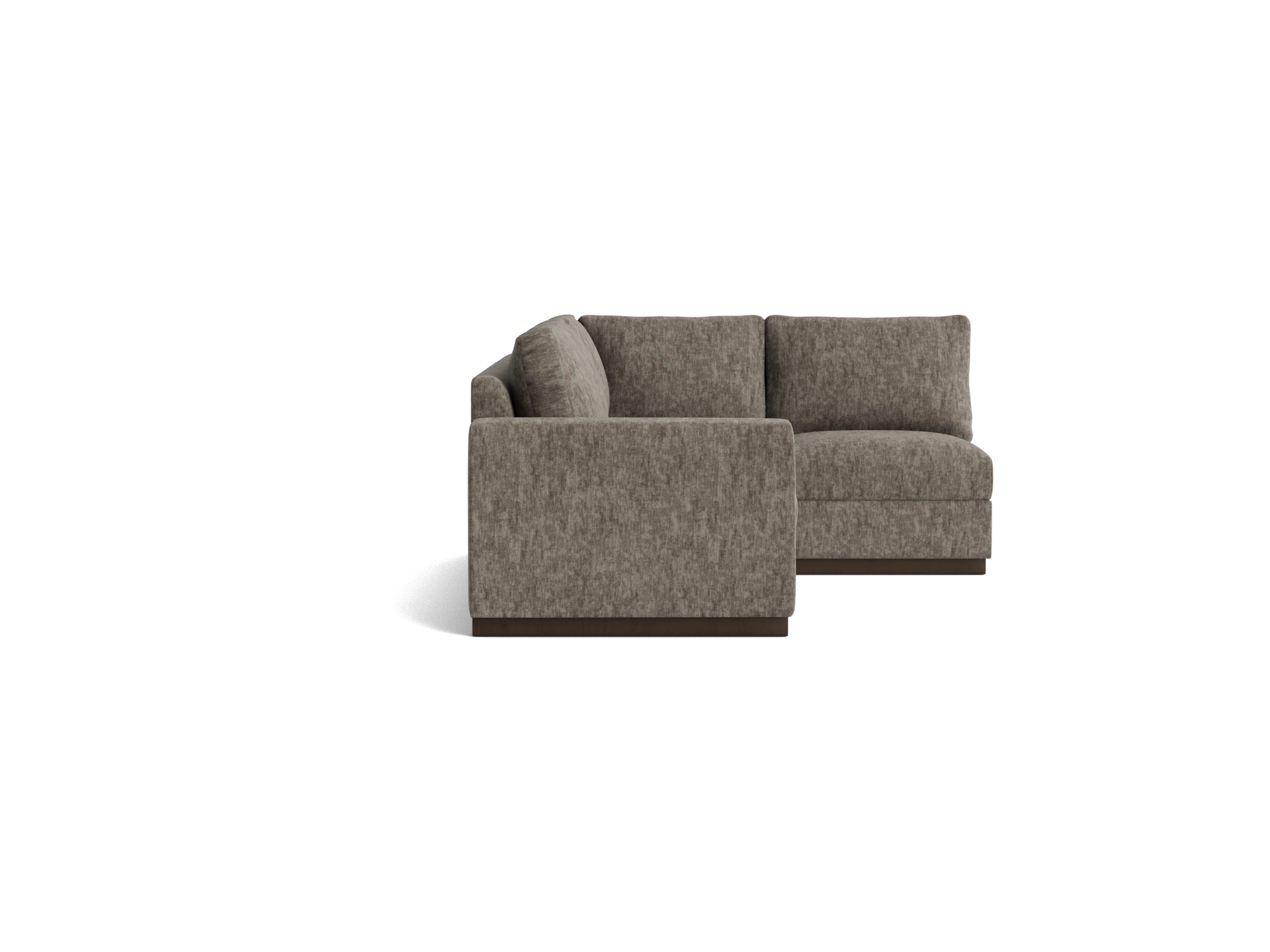 holt petite modular sectional crave mocha latte
