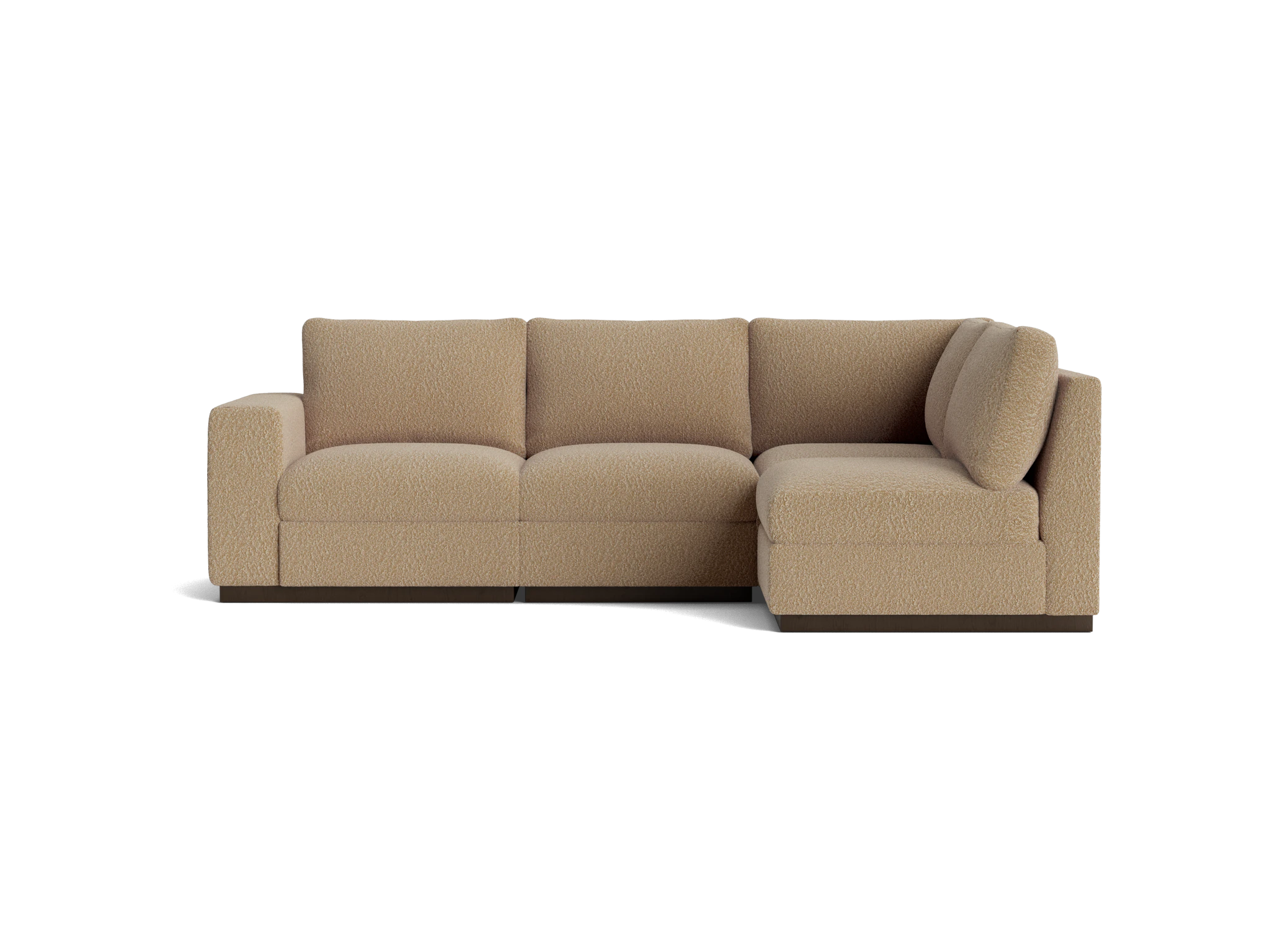 holt petite modular sectional bubbly cream soda