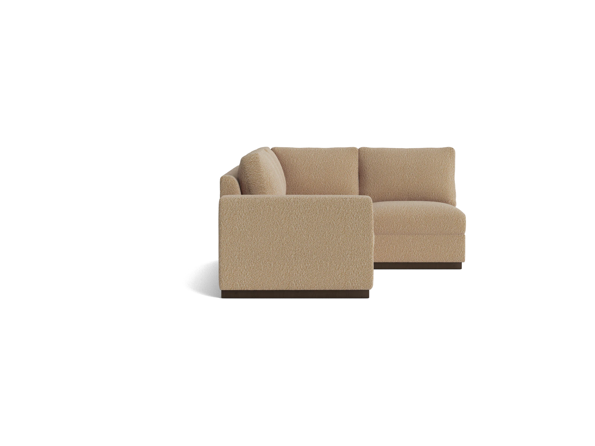 holt petite modular sectional bubbly cream soda