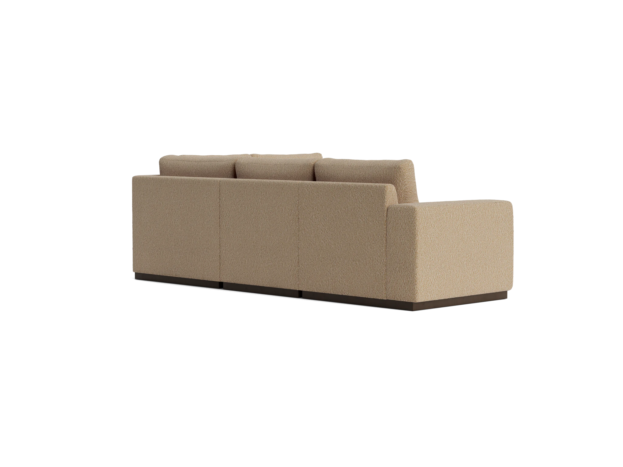 holt petite modular sectional bubbly cream soda