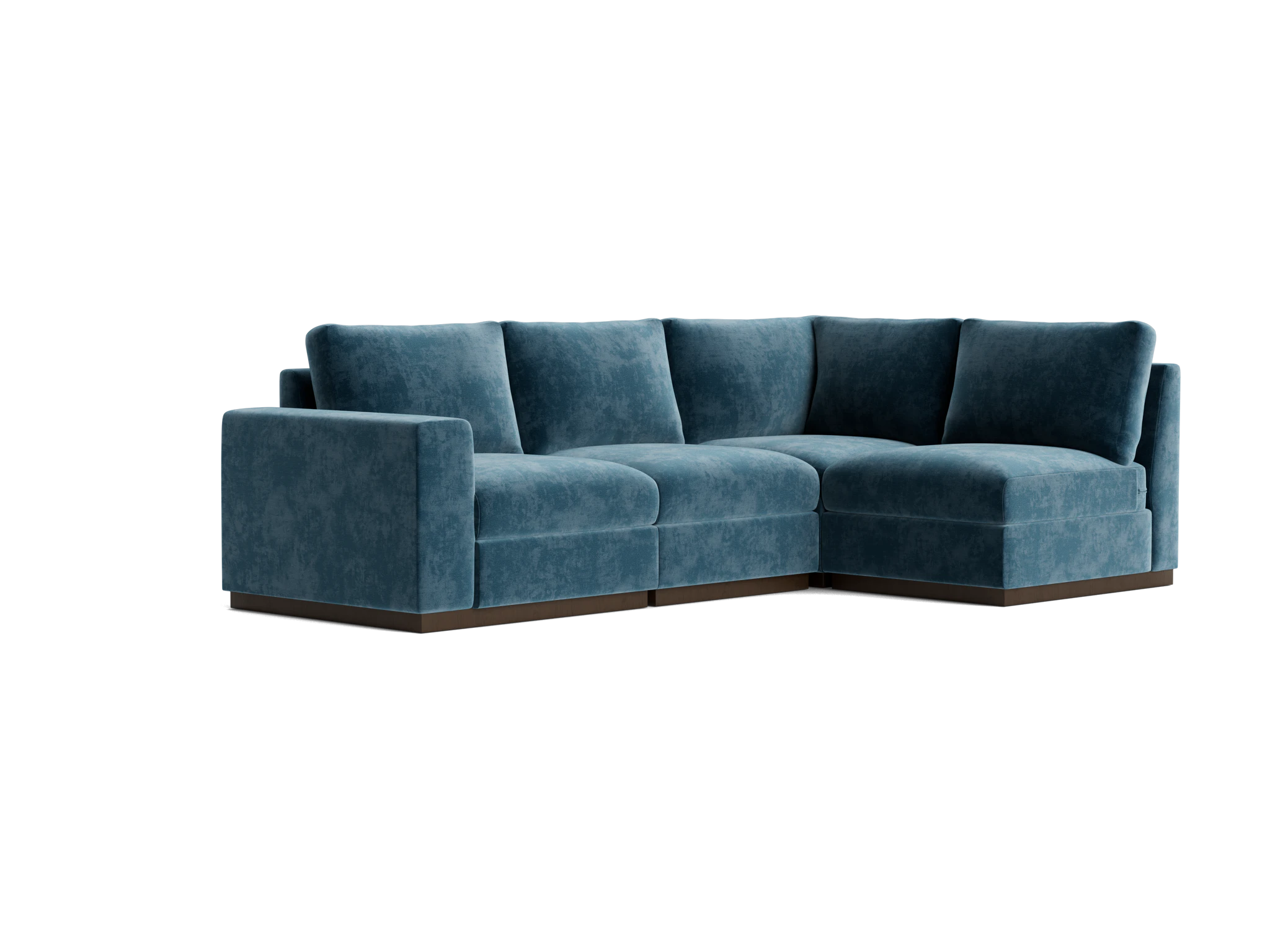 holt petite modular sectional harper biscay bay
