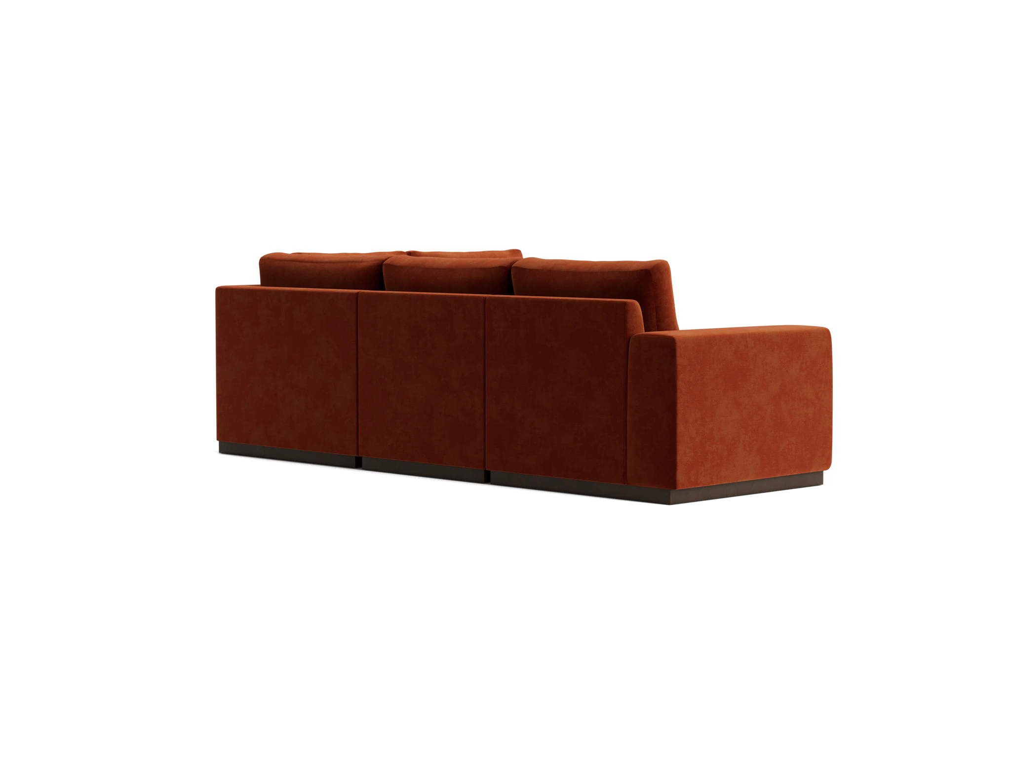 holt petite modular sectional harper cinnamon